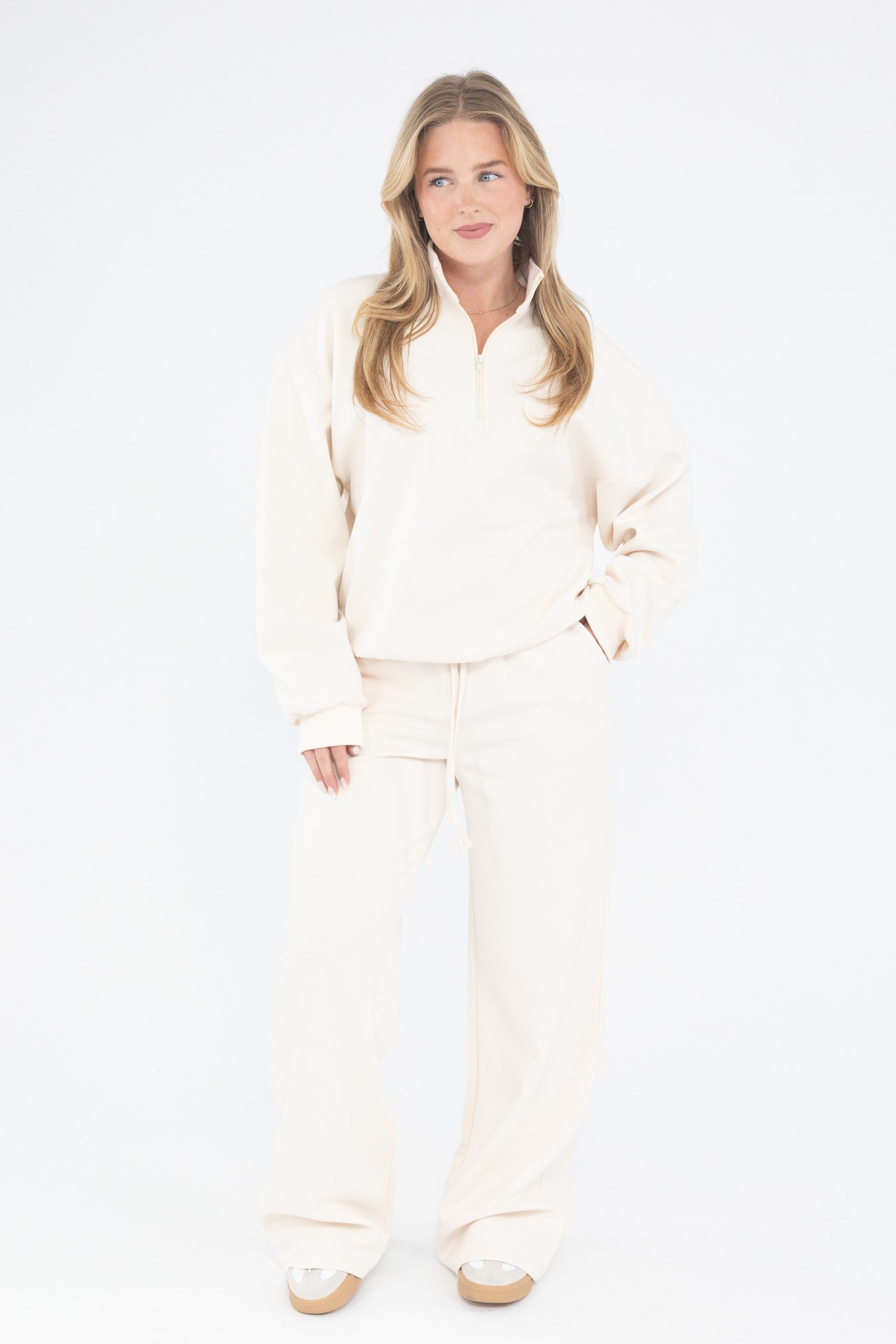 Wide Leg Jogger Pants