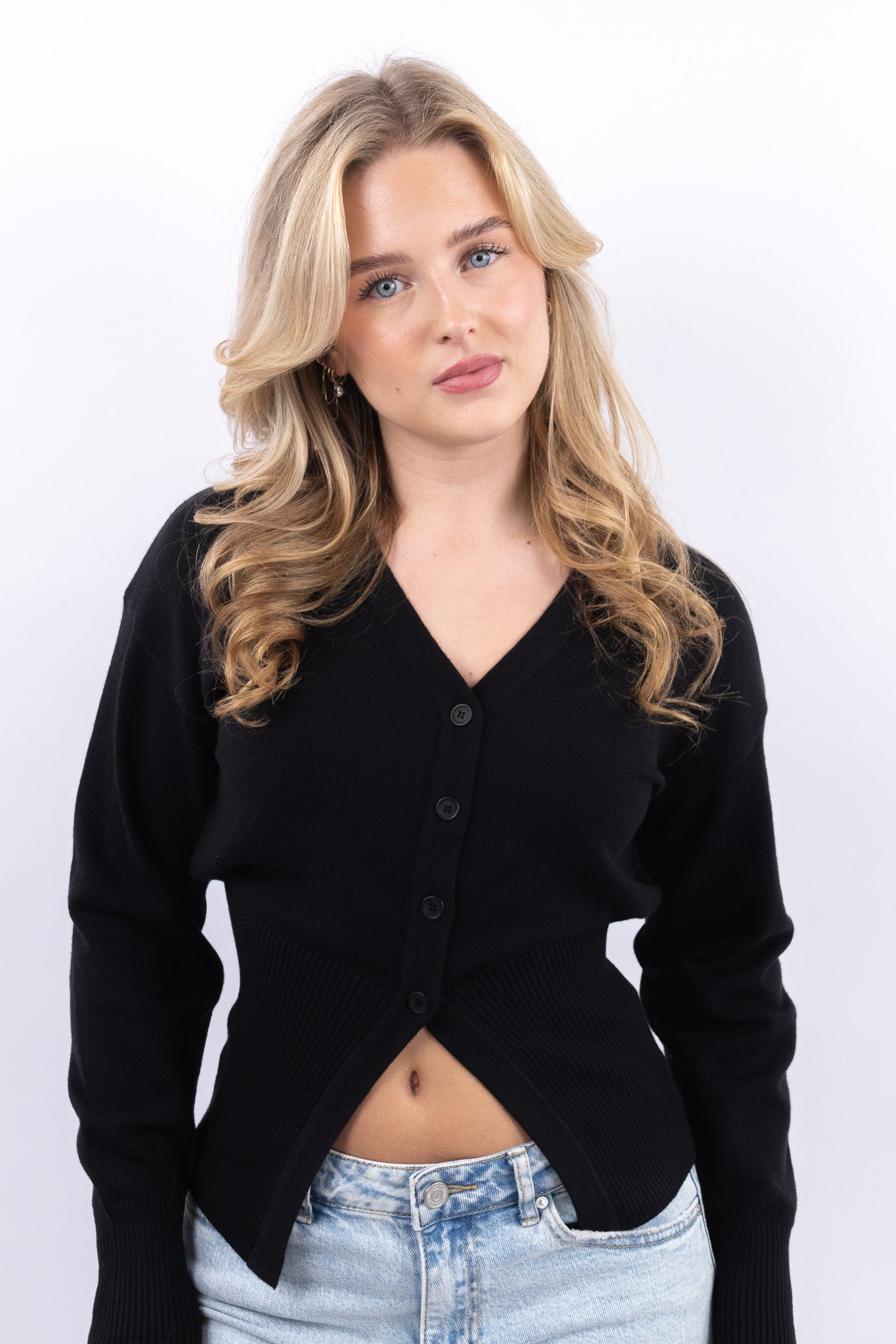 Fitted Knit Cardigan