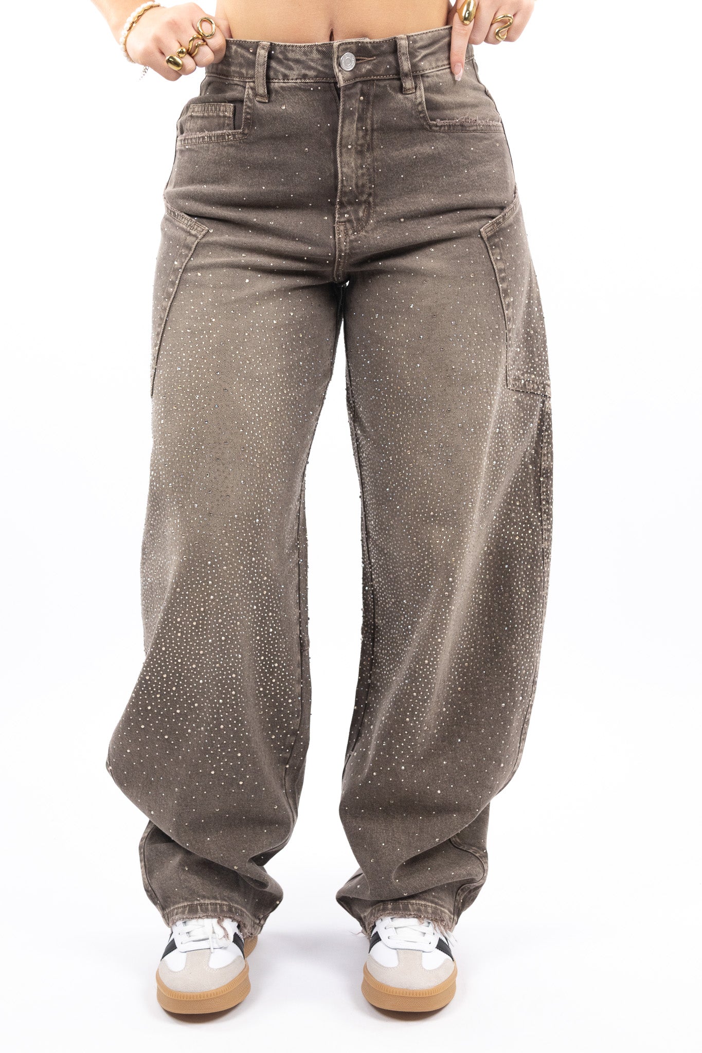 Glitter Brooklyn Balloon jeans