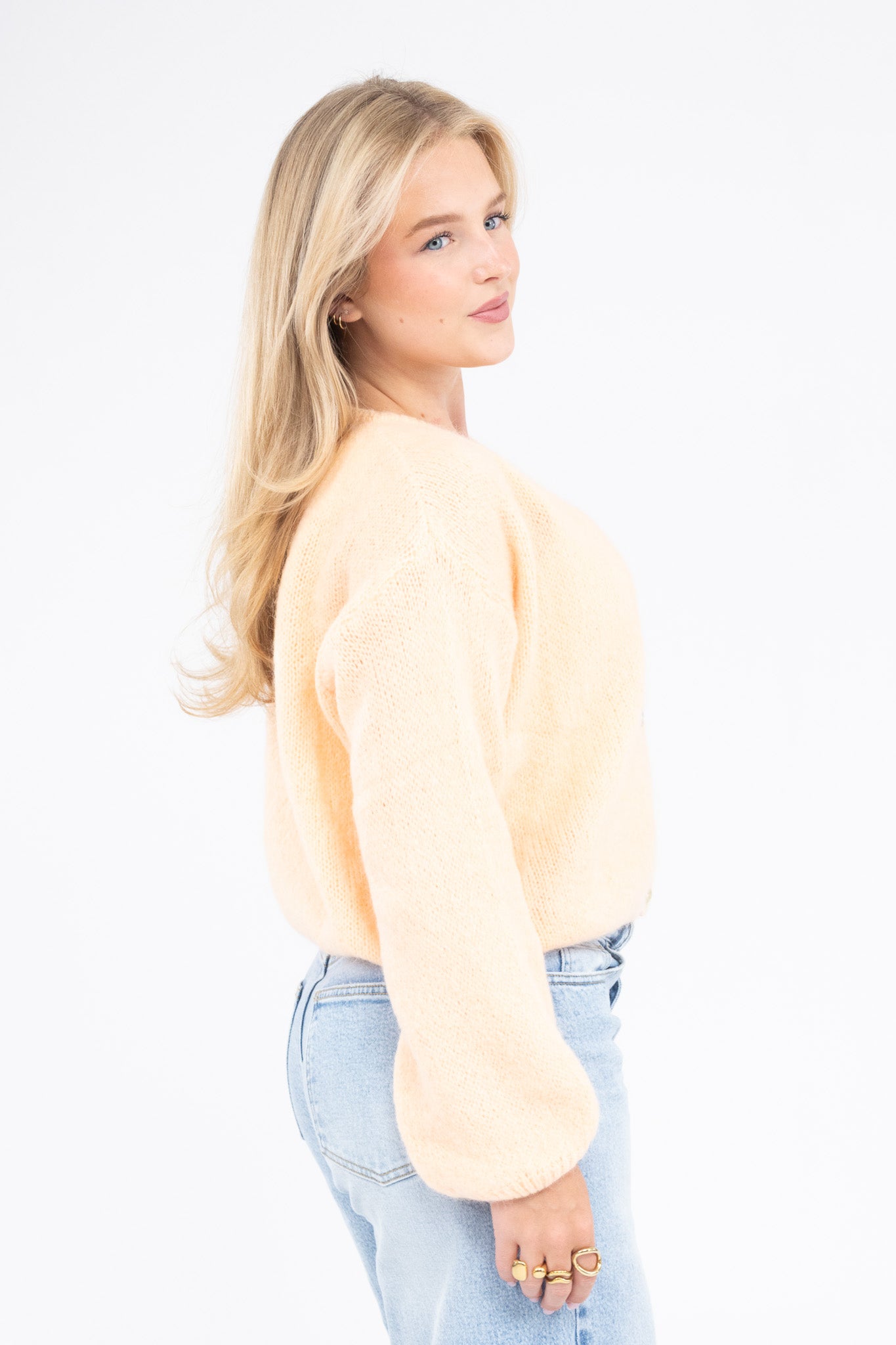 Fluffy Knit Cardigan