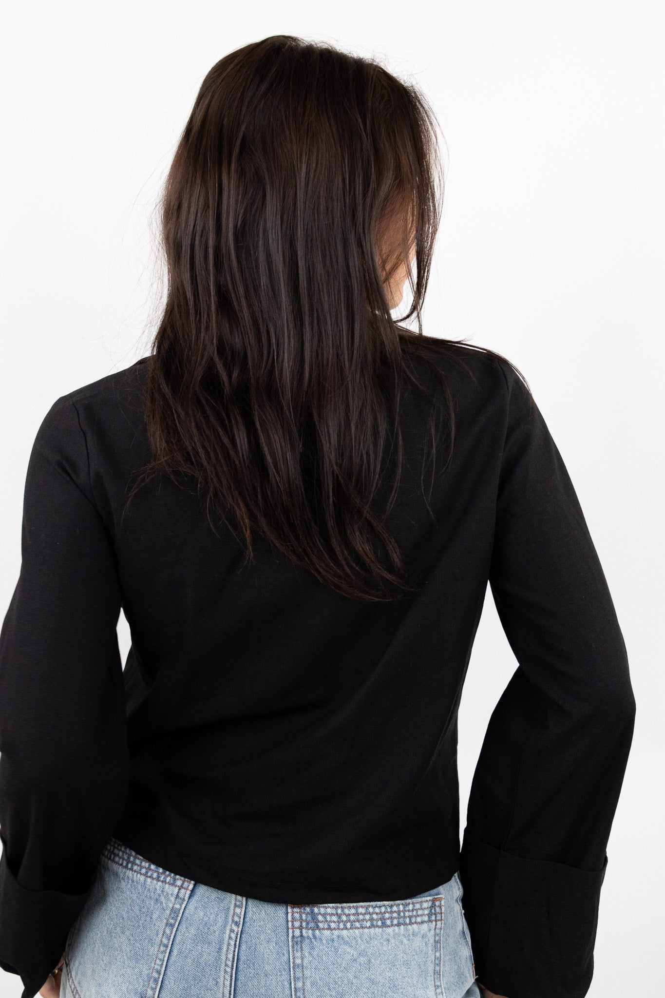 Bow Detail Linen Blouse