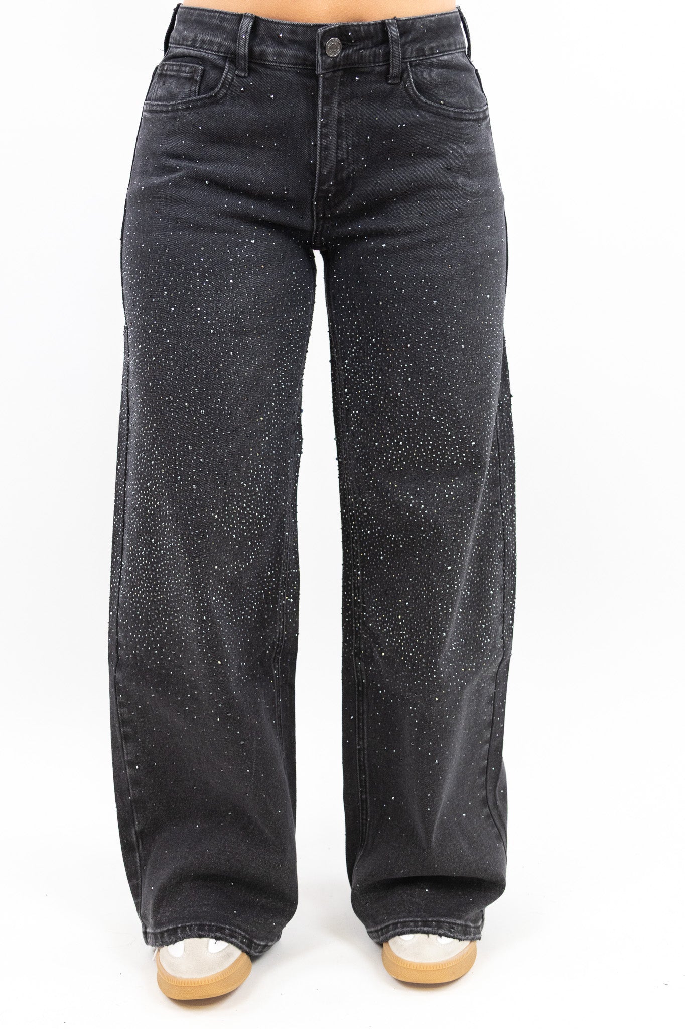 The Glitter Baggy Jeans