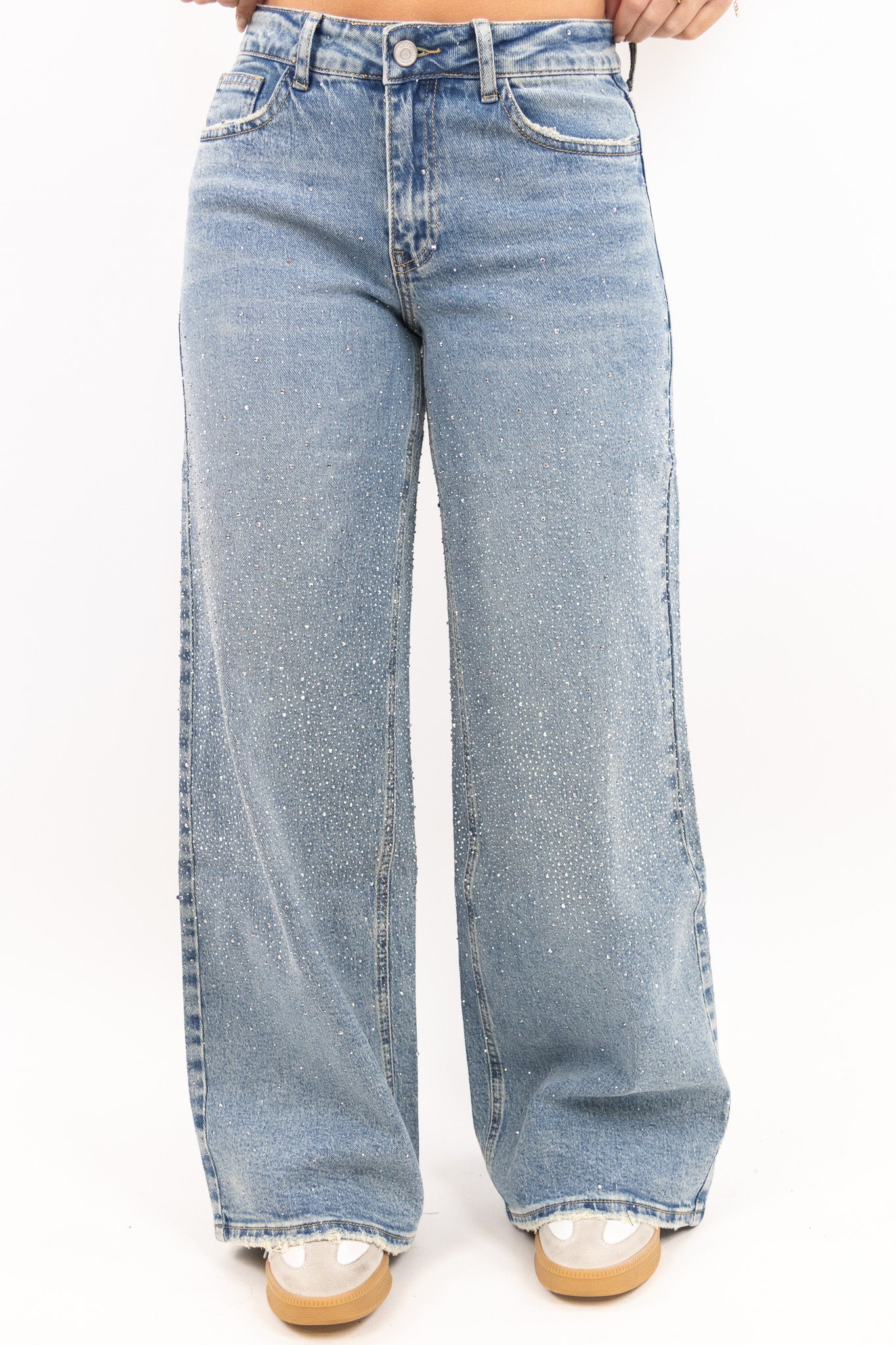 The Glitter Baggy Jeans