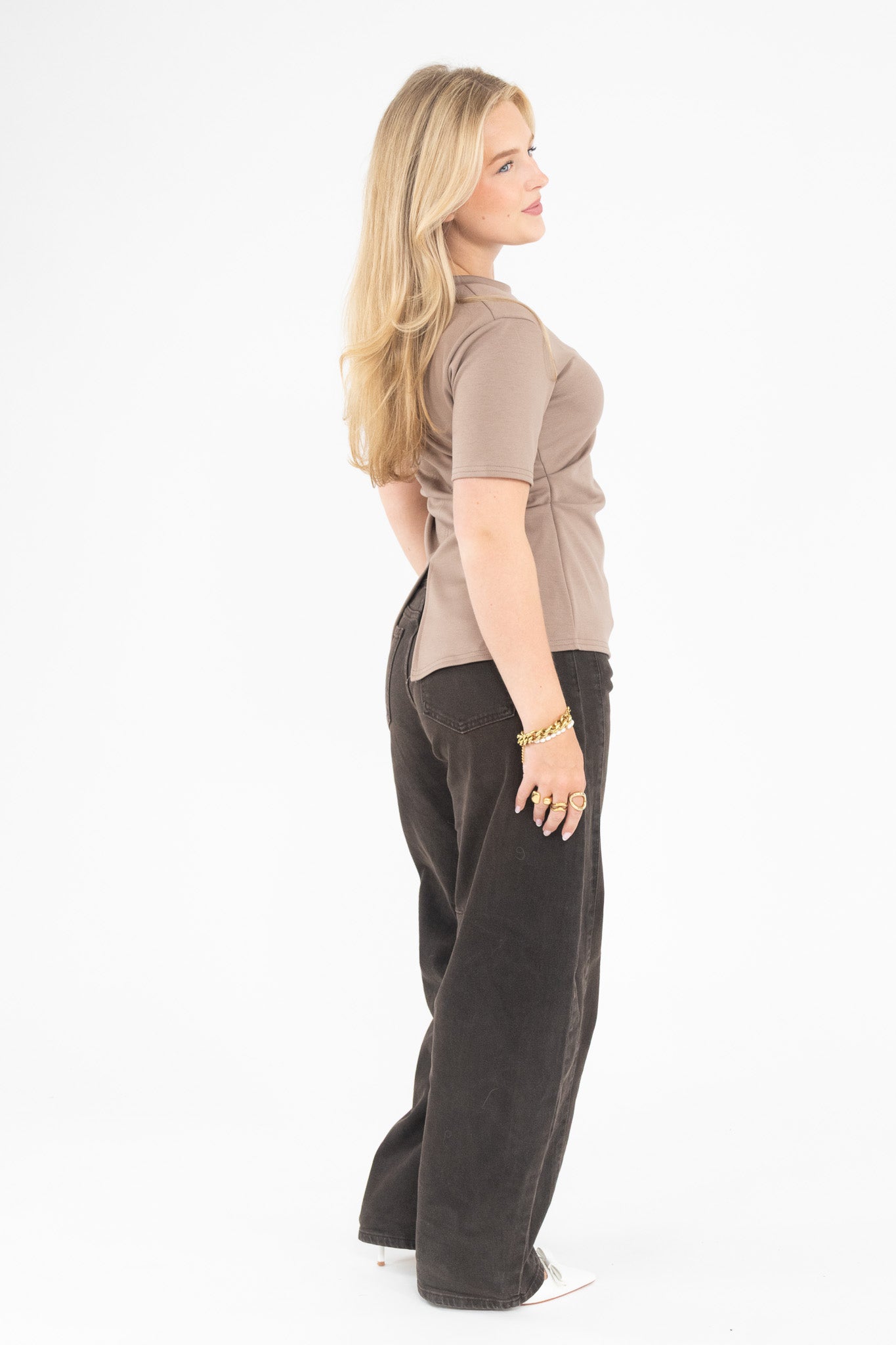 Shaped Basic T-Shirt