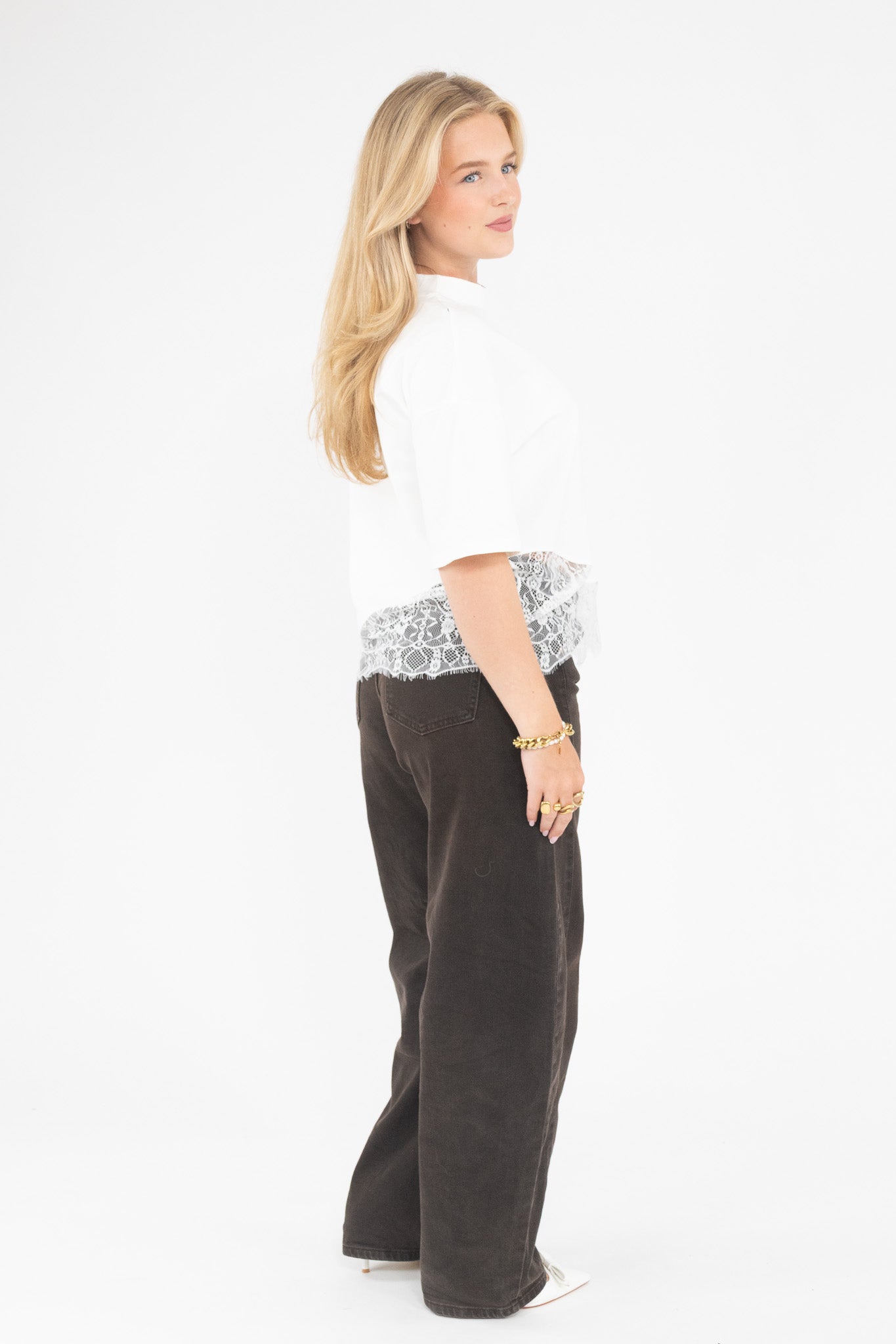 Le Lace Detail Tee