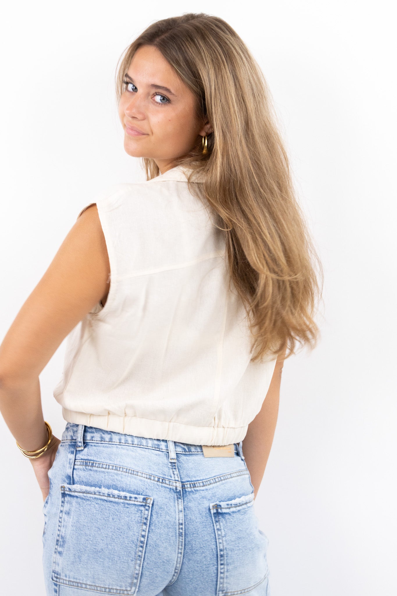 Zip Crop Top