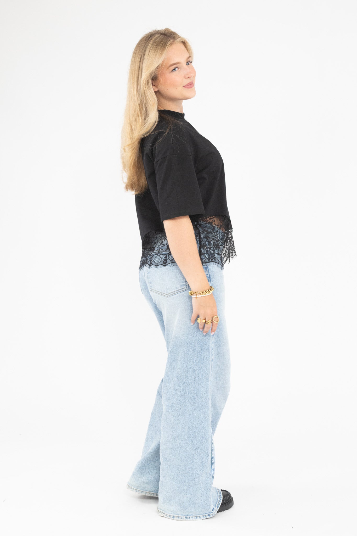 Le Lace Detail Tee