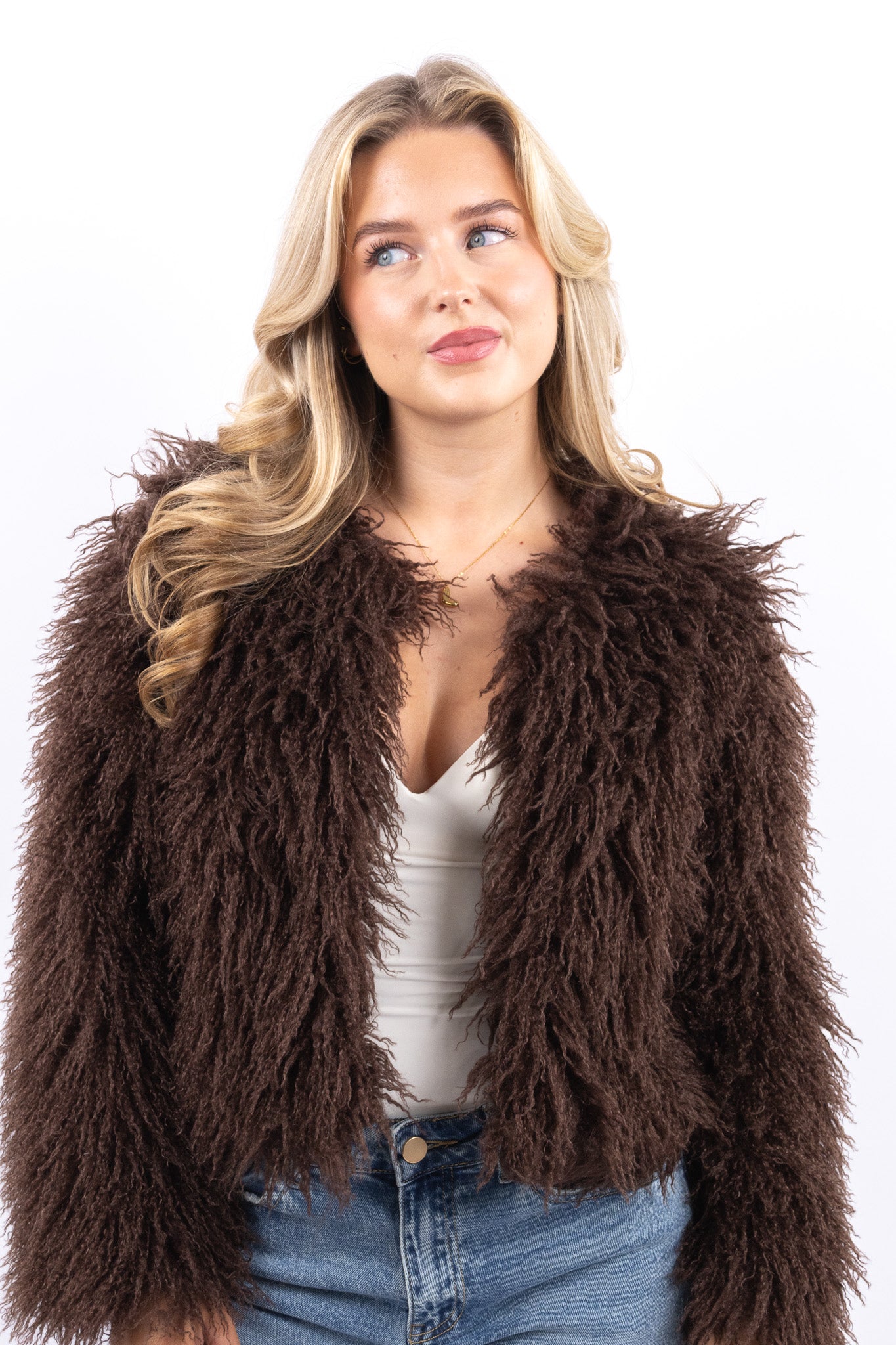 Crop Fur Jacket