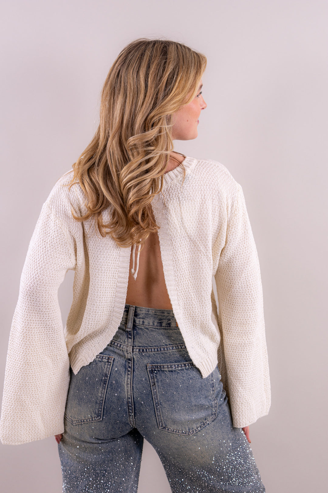 Mollie open back knit