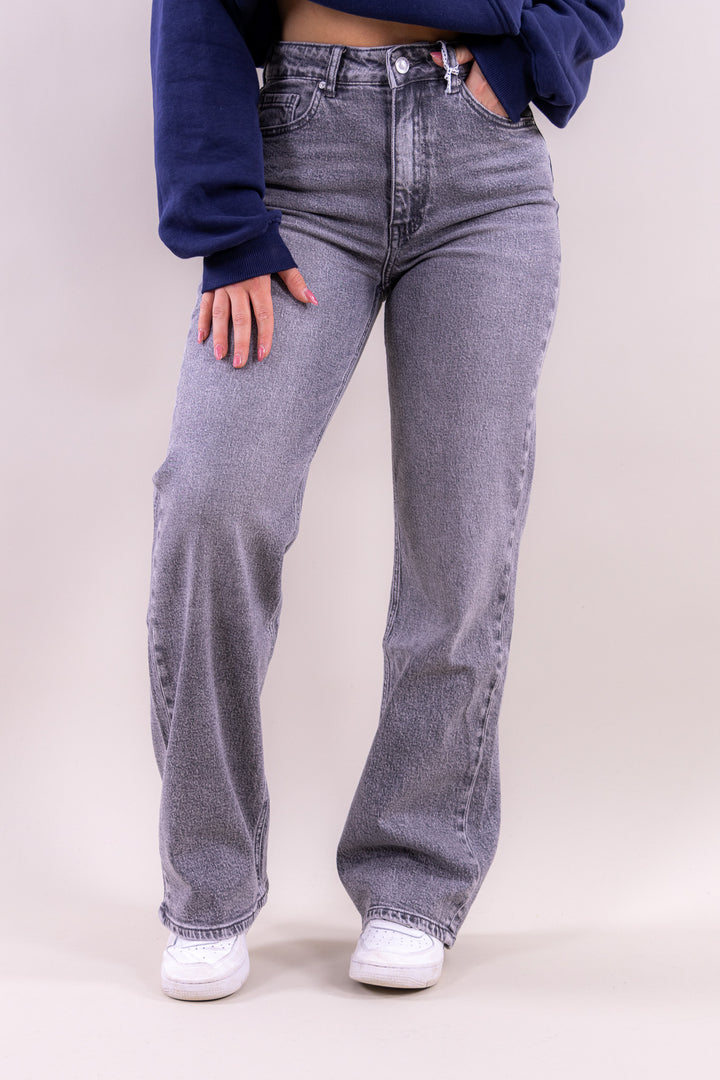 Norie wide leg jeans - grey