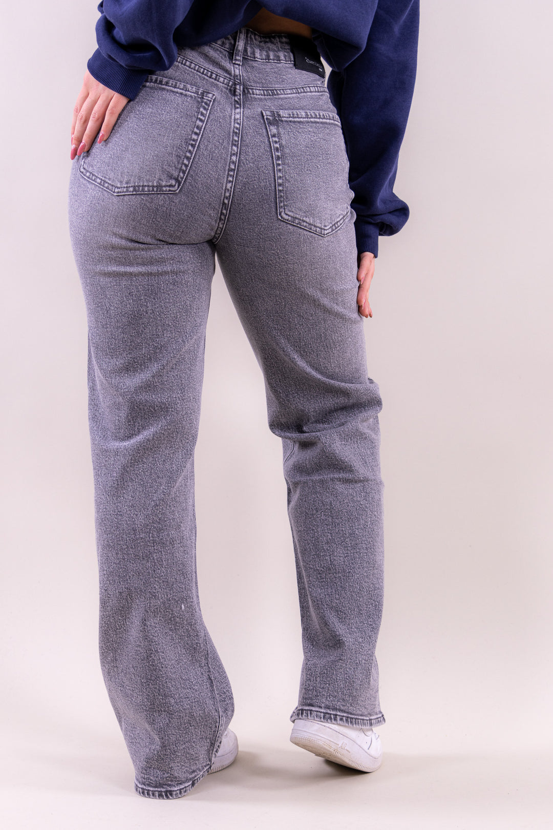 Norie wide leg jeans - grey