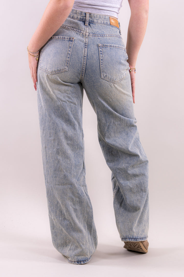 Pearl wide leg jeans