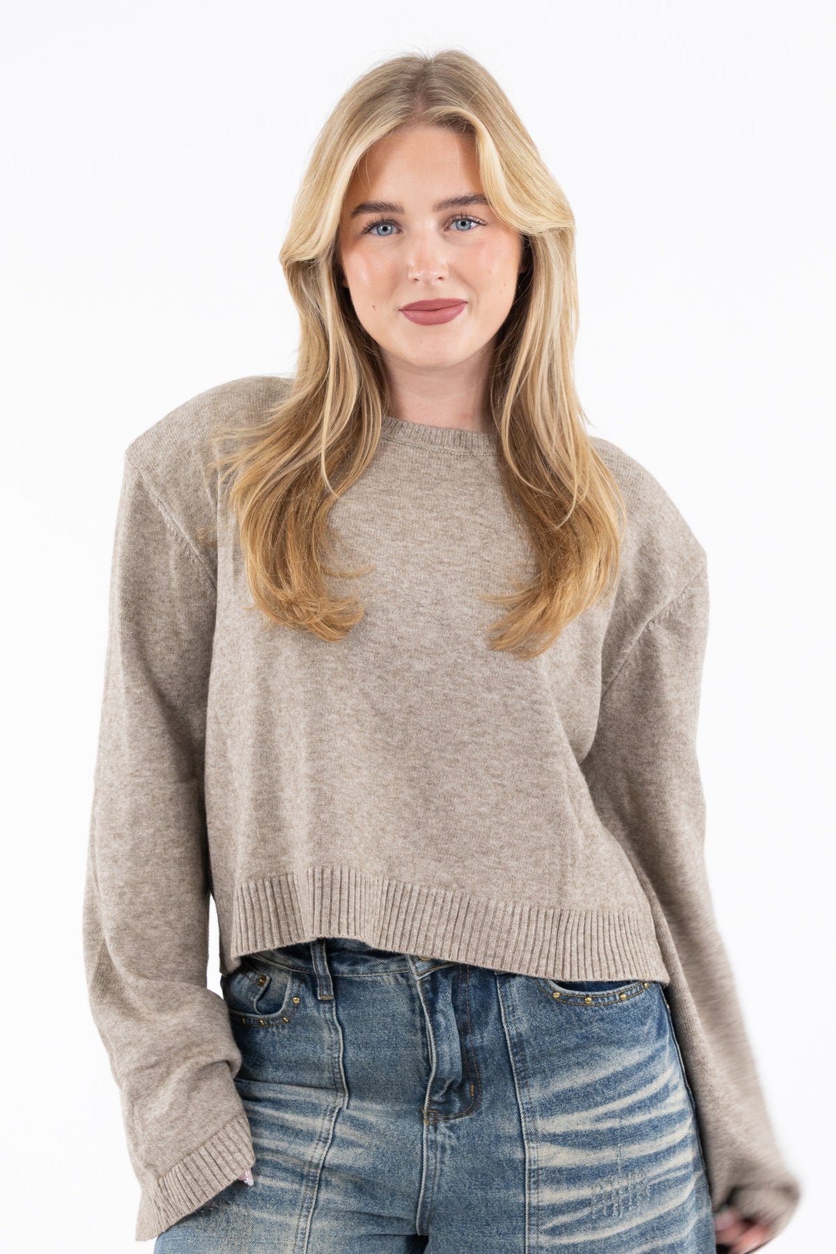 Padded Shoulder Knit