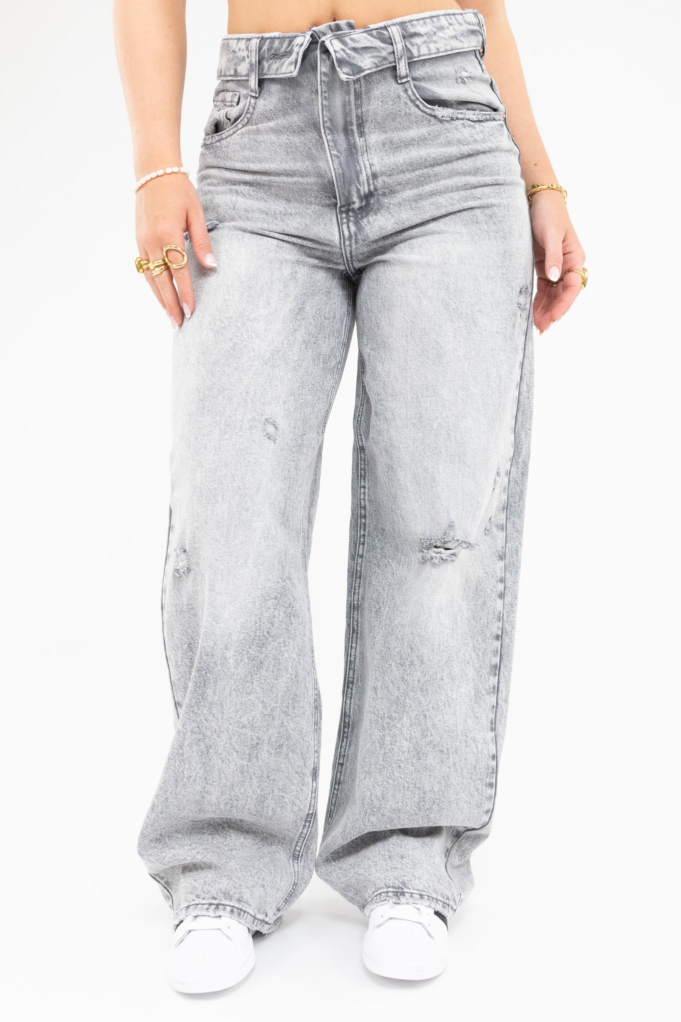Viral Fold Over Jeans