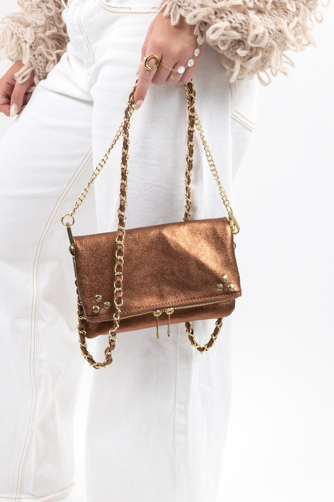 Metallic Chain Bag