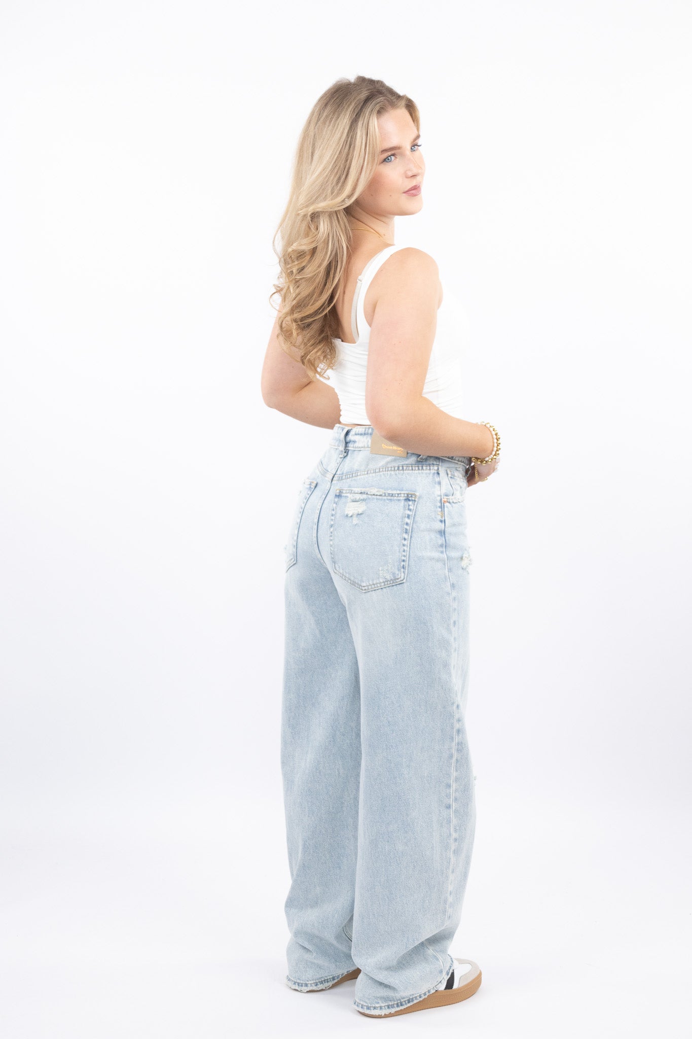 Viral Fold Over Jeans