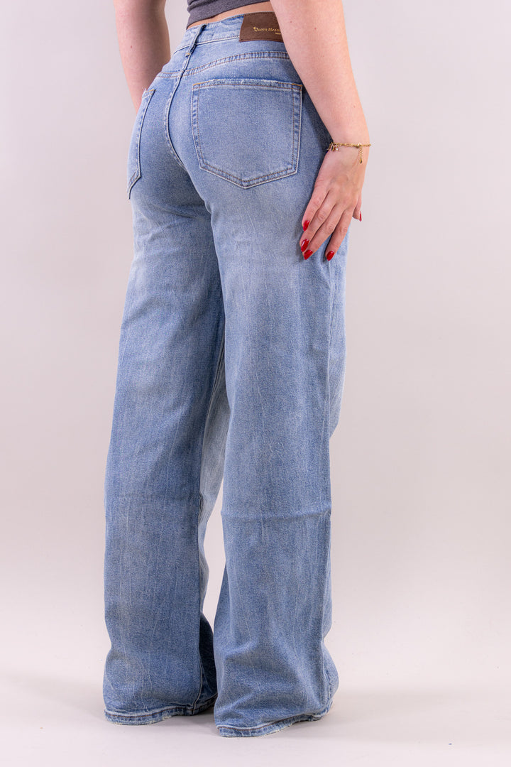 Pippa wide leg jeans - stretch