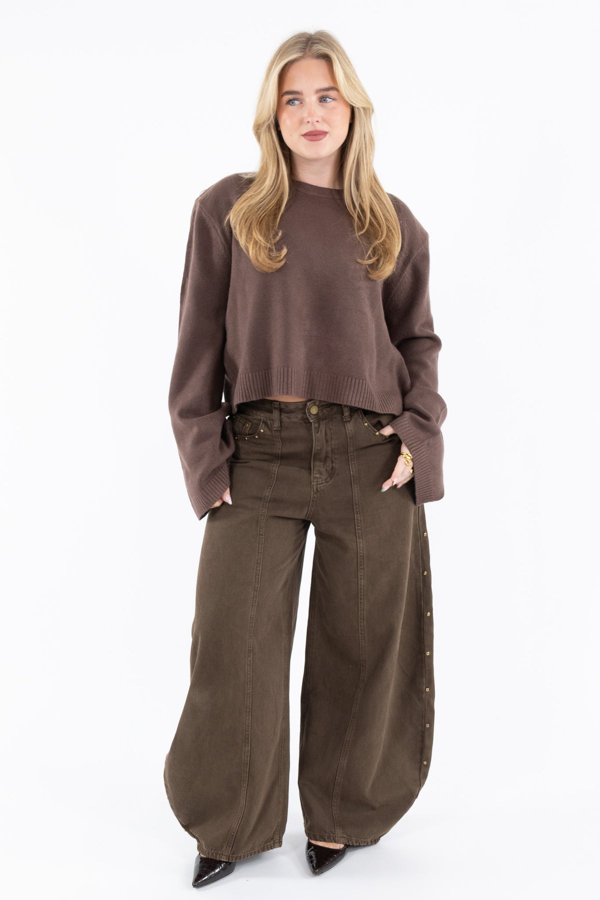 Padded Shoulder Knit