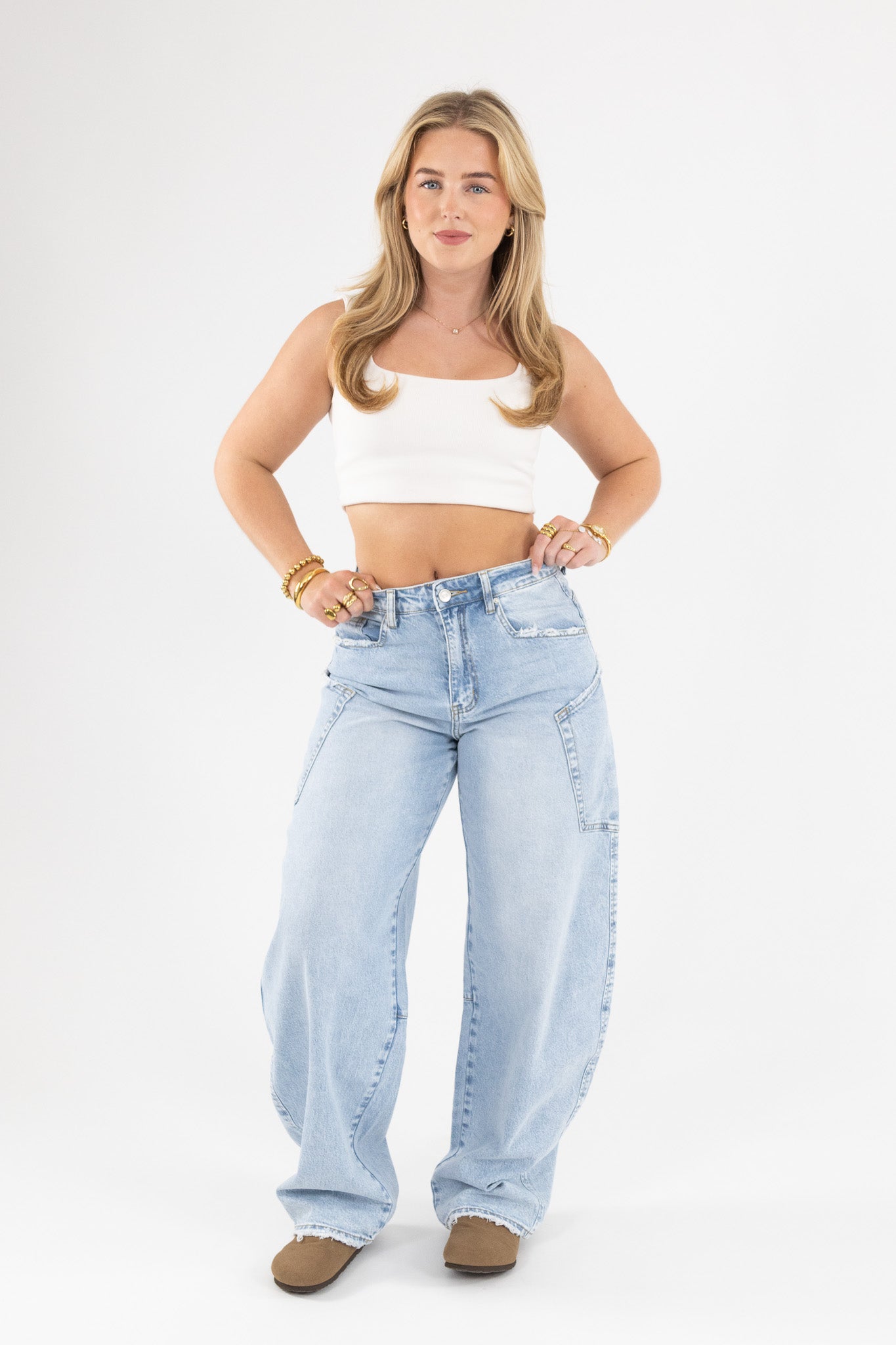 Brooklyn Cargo Balloon Jeans