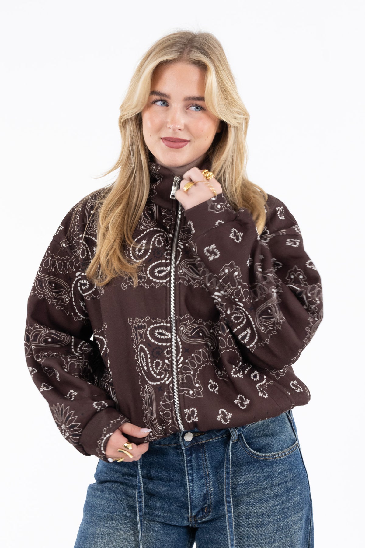 Bandana Zip Jacket
