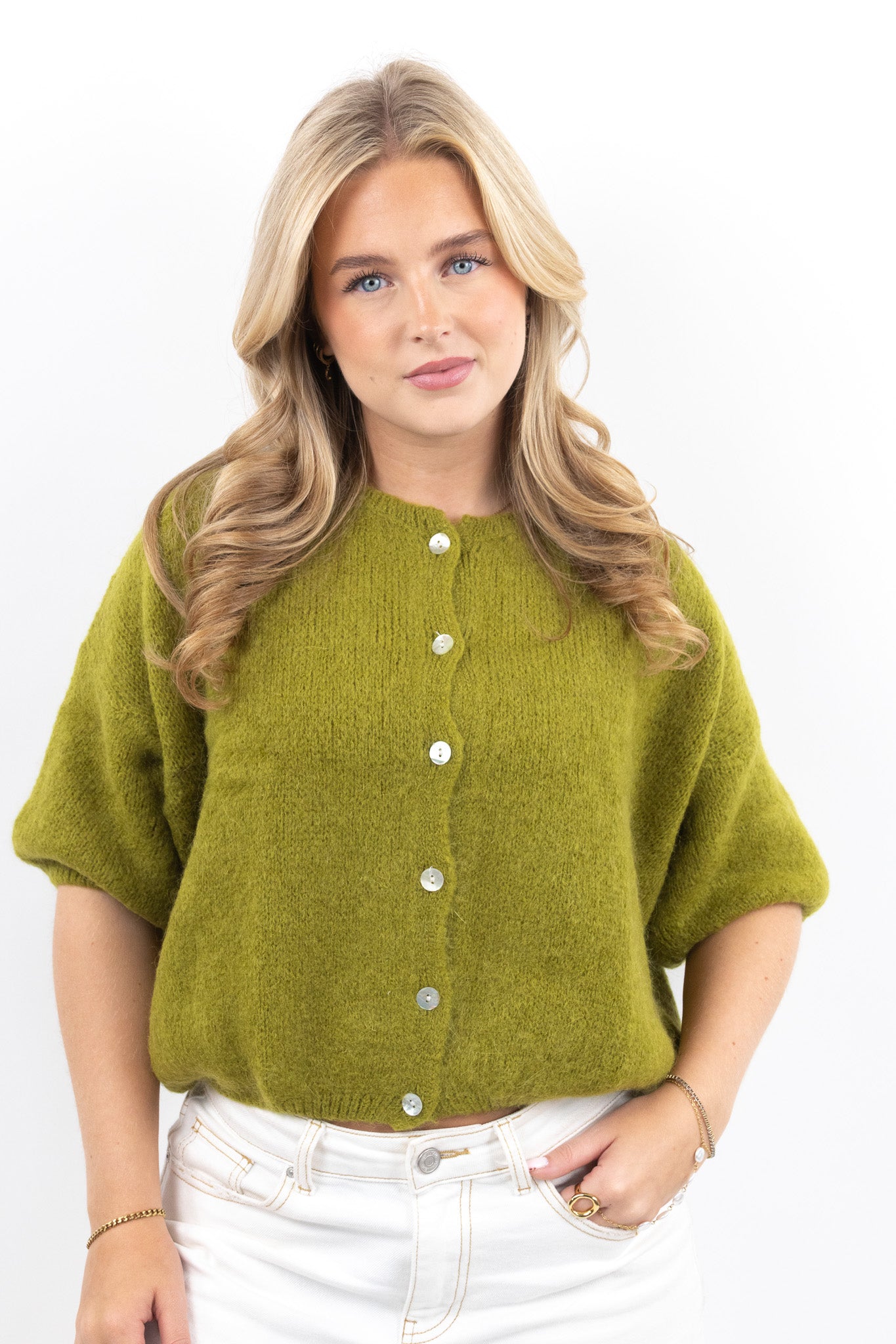 Button Up Knit Cardigan