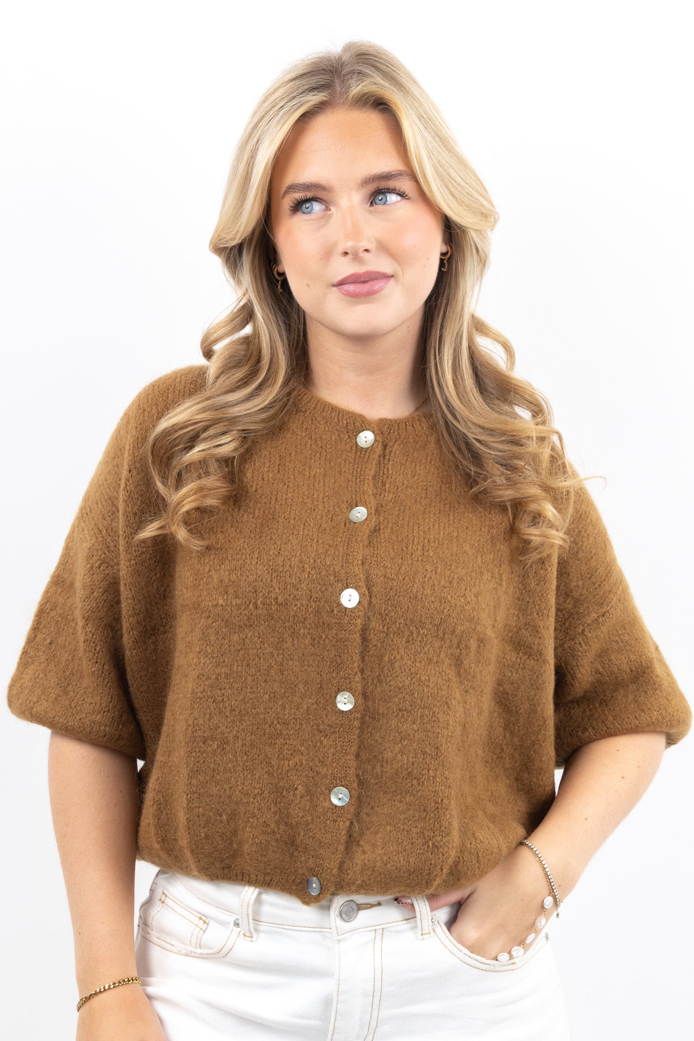 Button Up Knit Cardigan