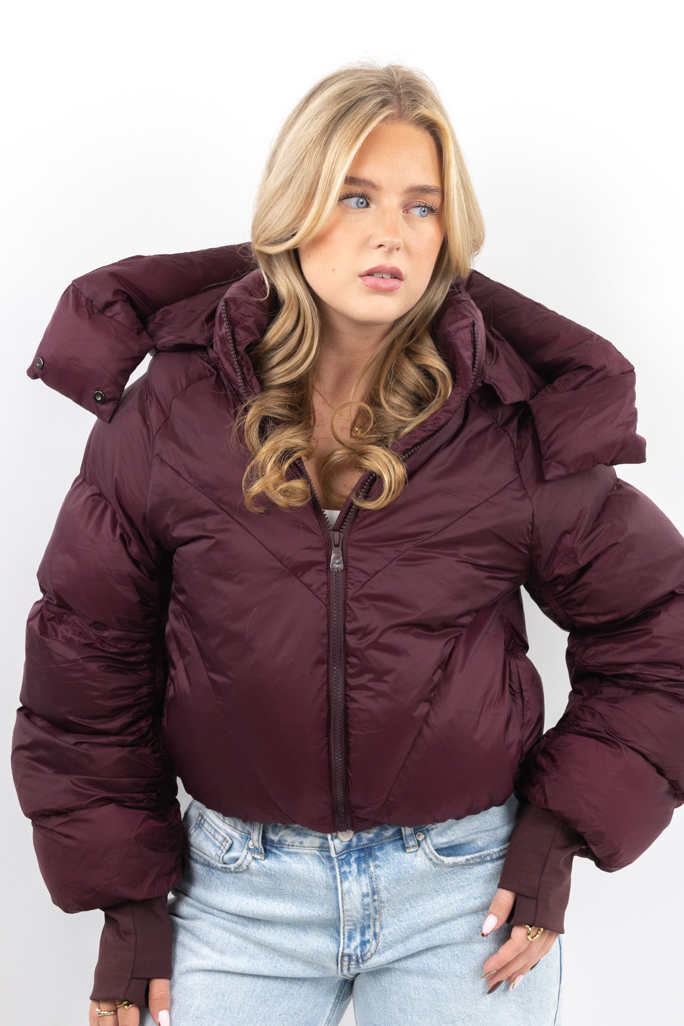 Cropped Puffer Jacket
