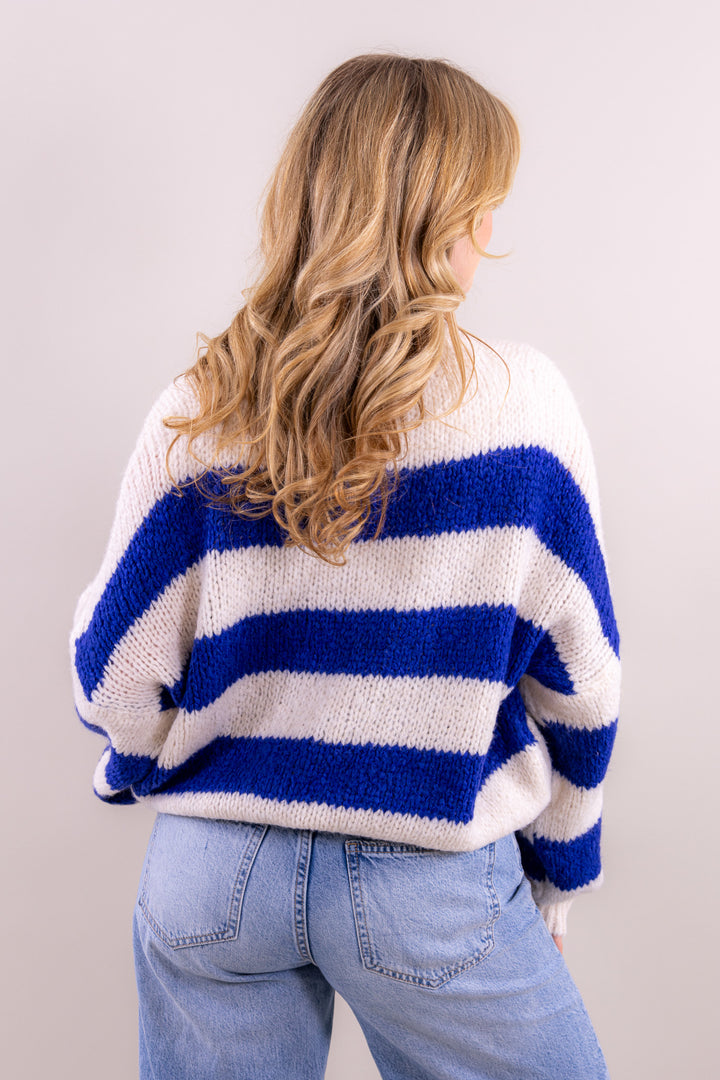 Leah's striped comfy knit