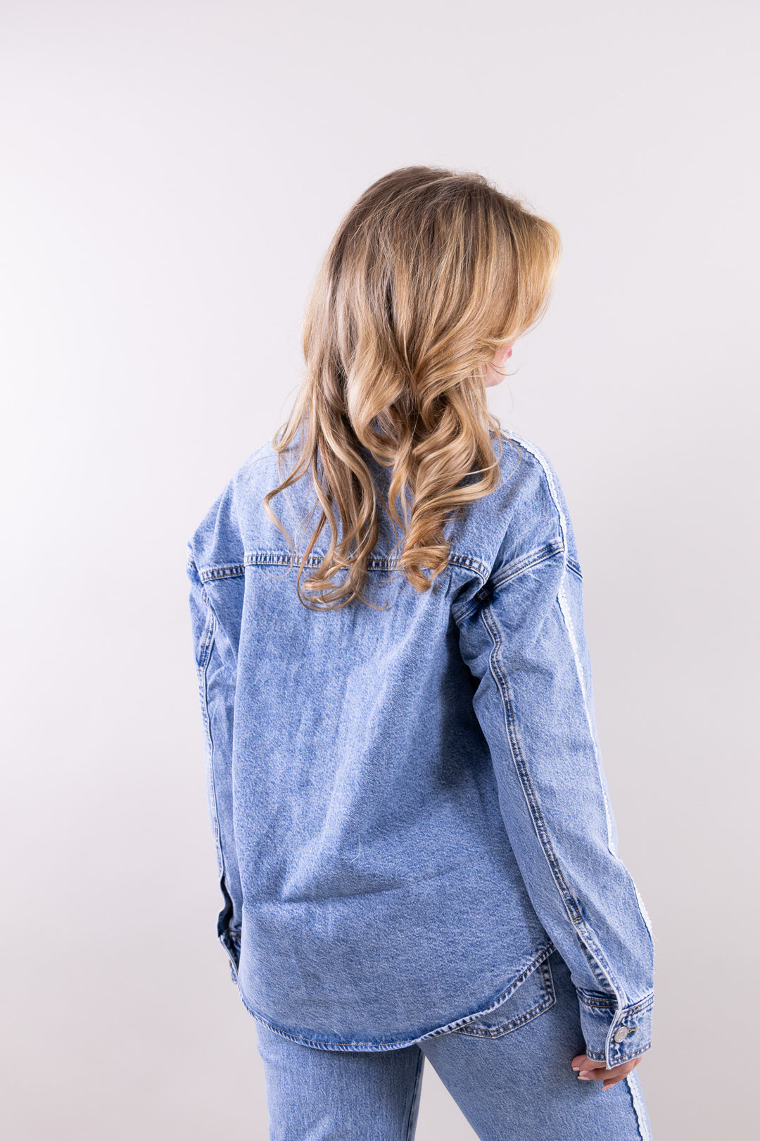 Malou denim blouse