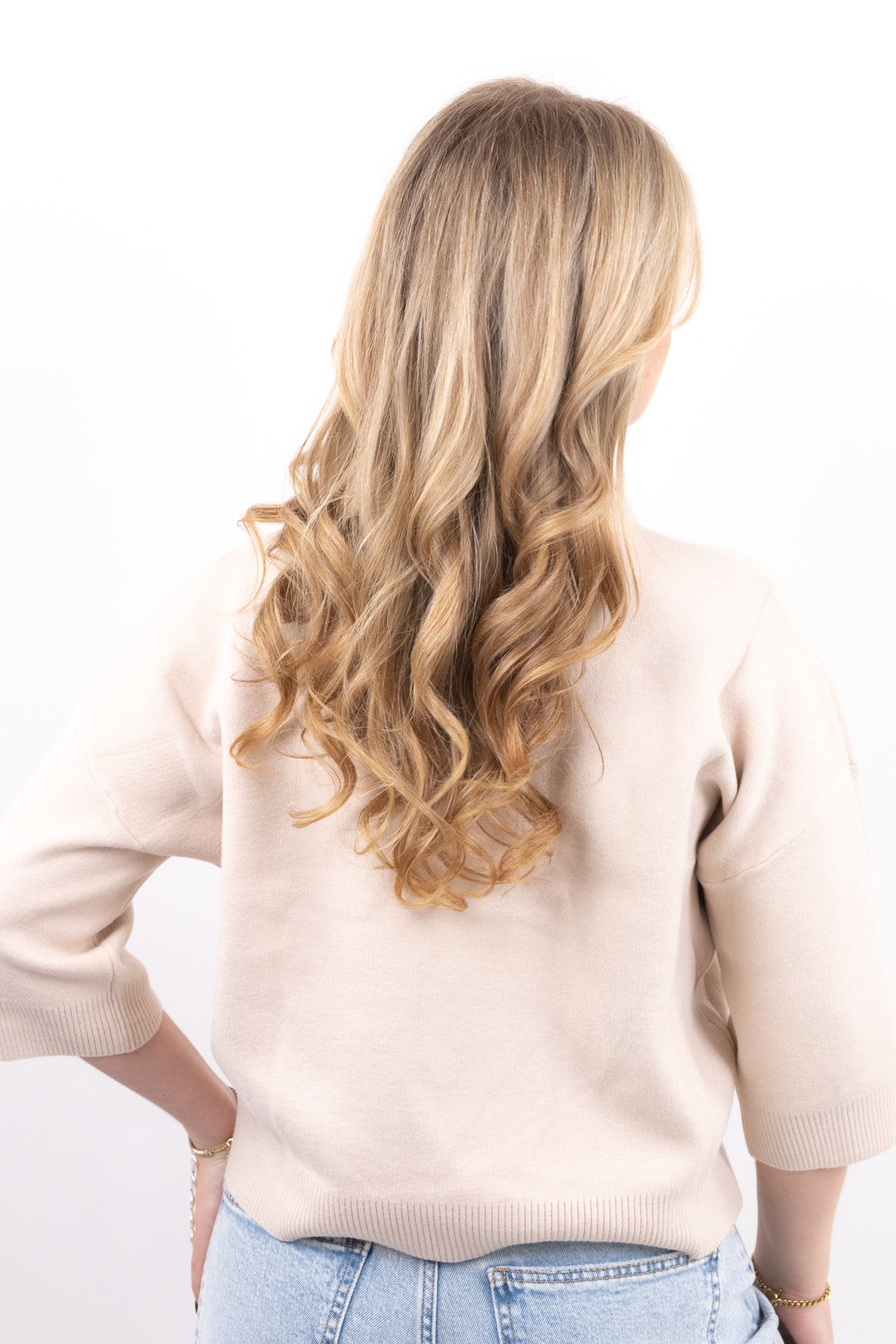 High Neck Knit Top
