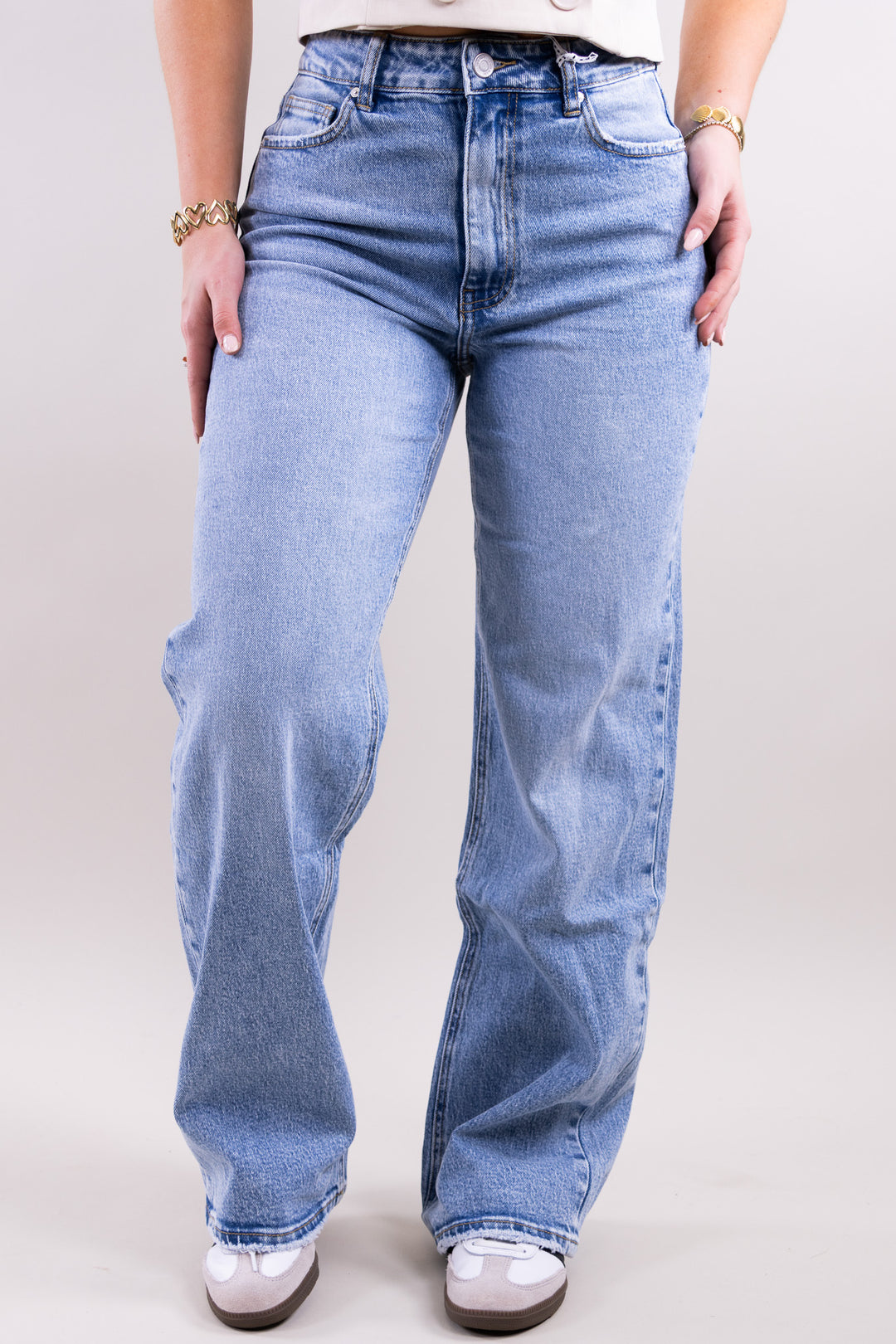 Lyra wide leg jeans - stretch