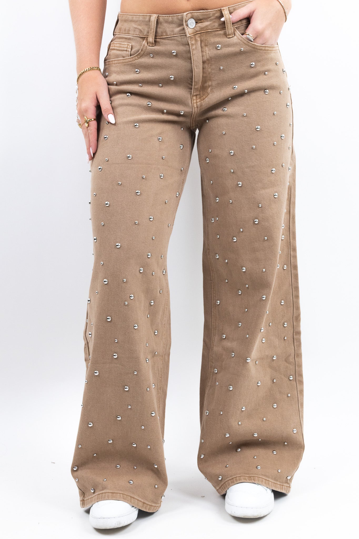 Studded Baggy Jeans