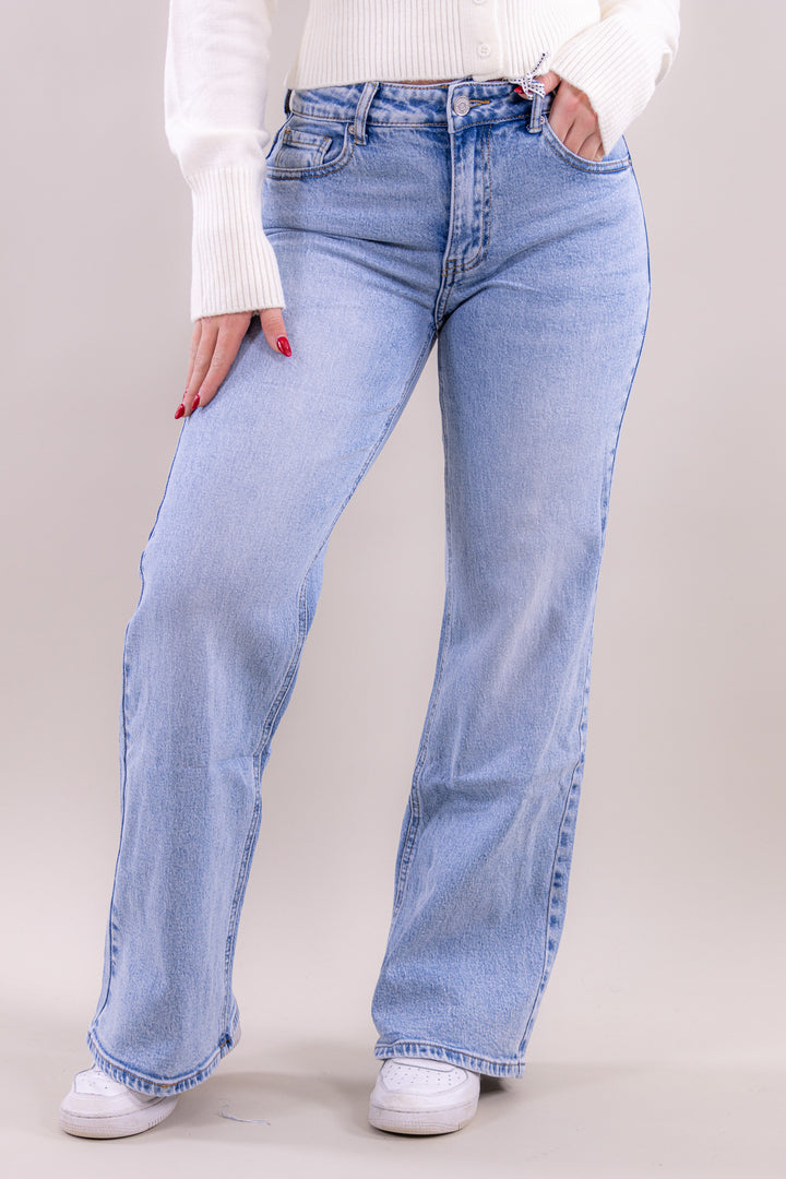 Bibi mid waist jeans- stretch