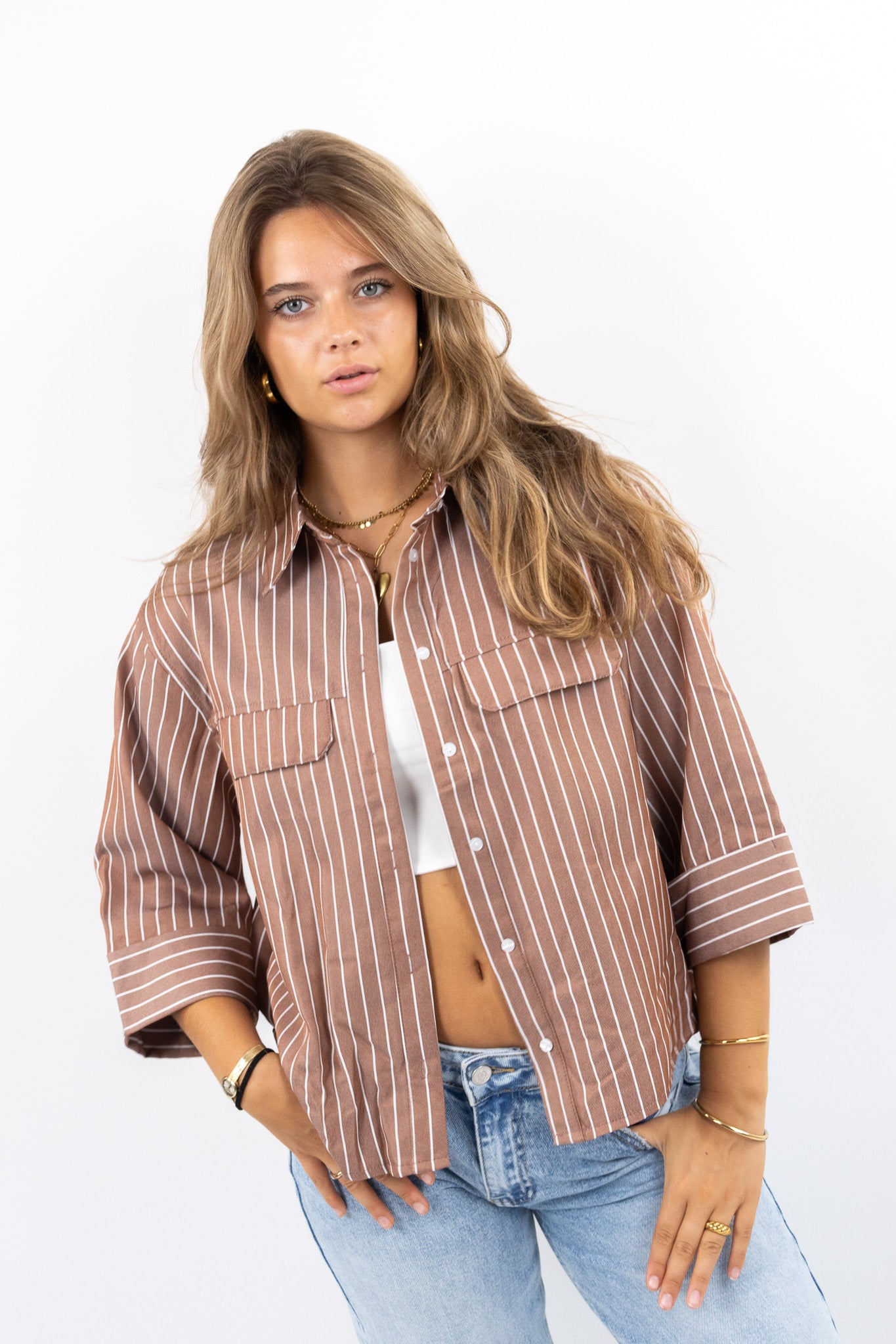 Oversized Stripe Shirt