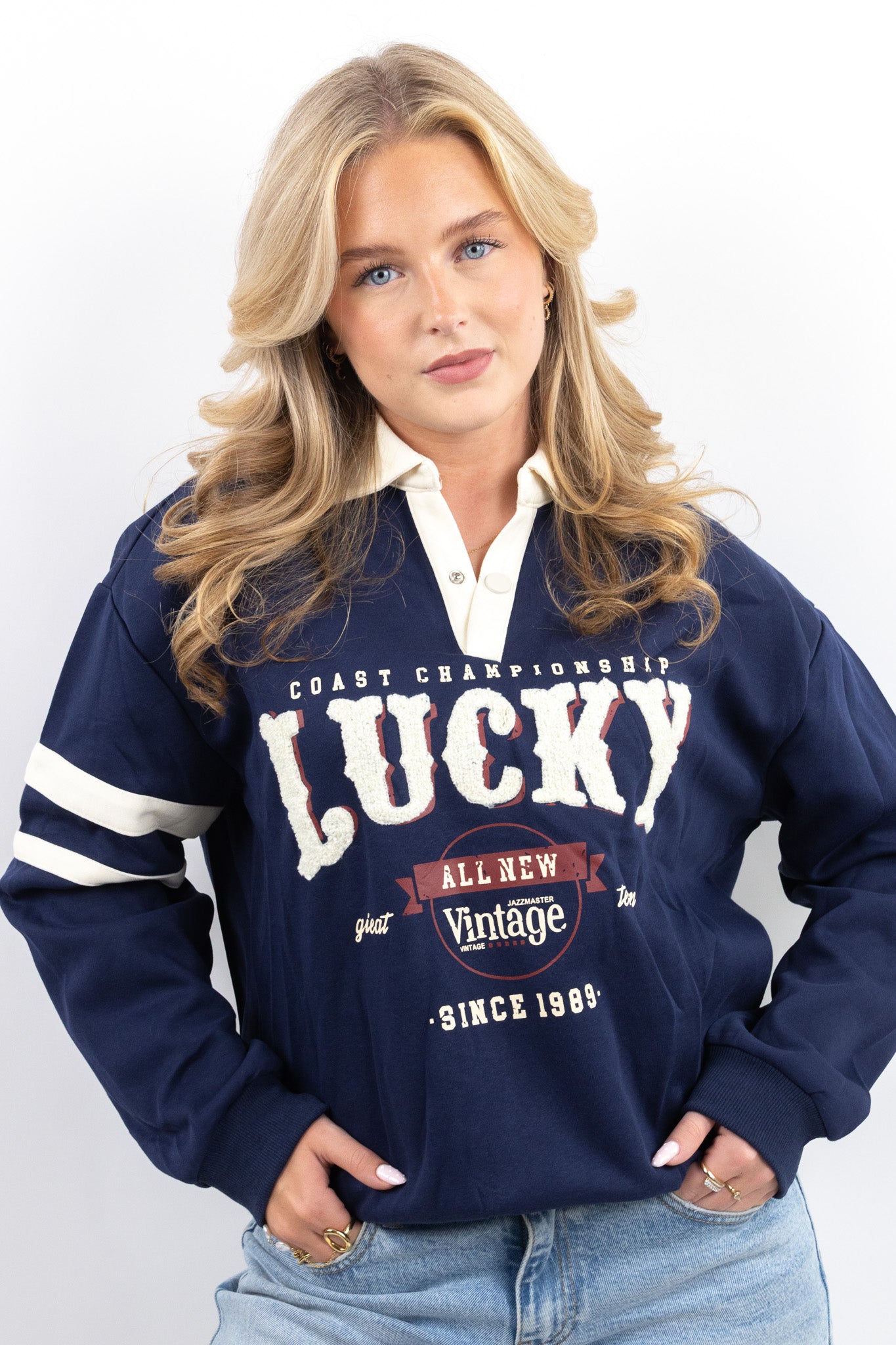 Lucky College Polo Sweater