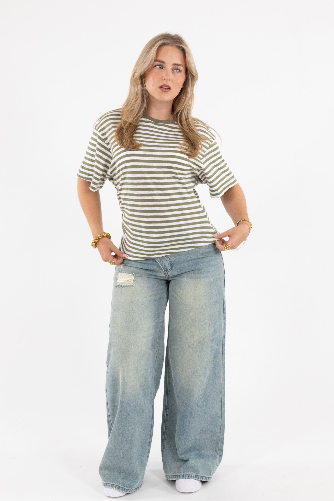 Fitted Stripe Tee