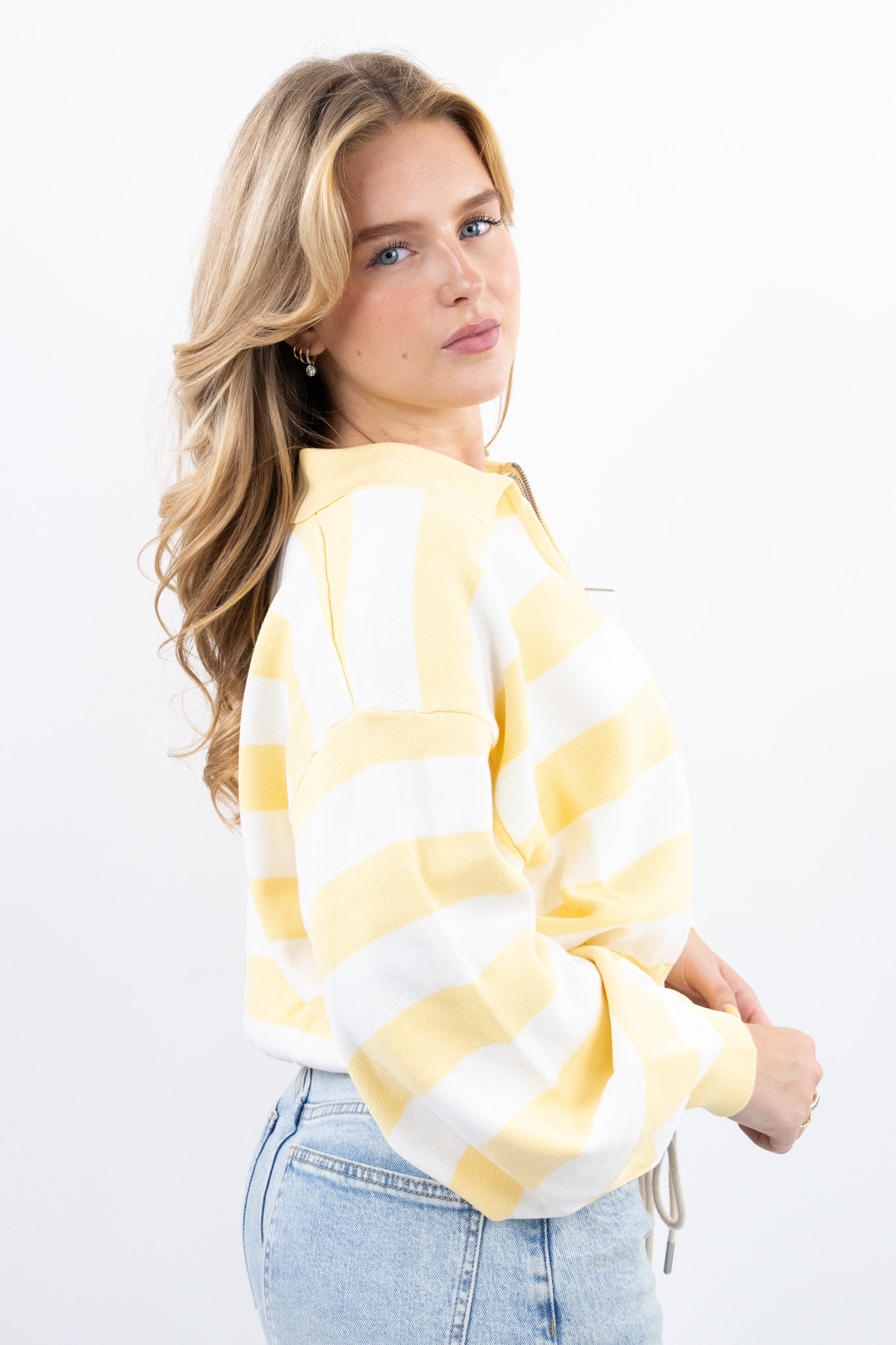 Sunny Striped Halfzip