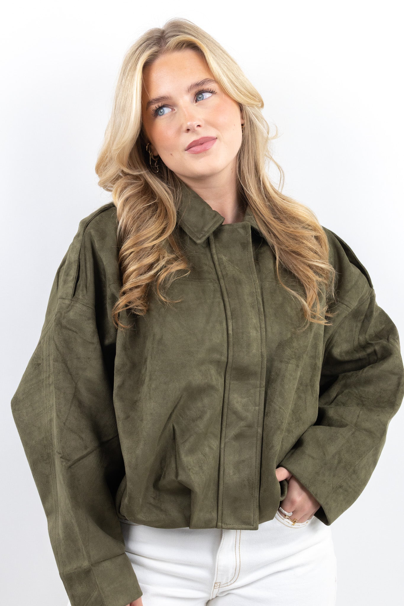 Suede Look Jacket