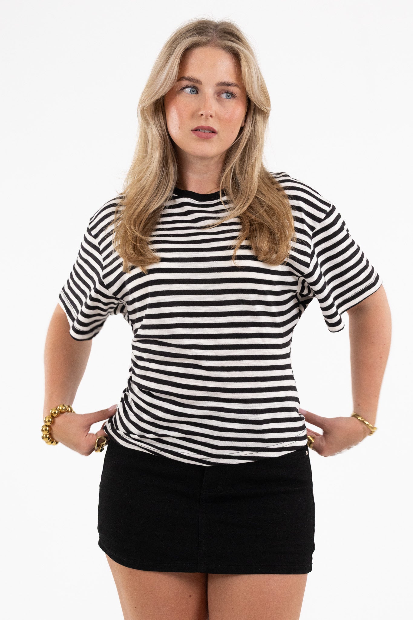 Fitted Stripe Tee
