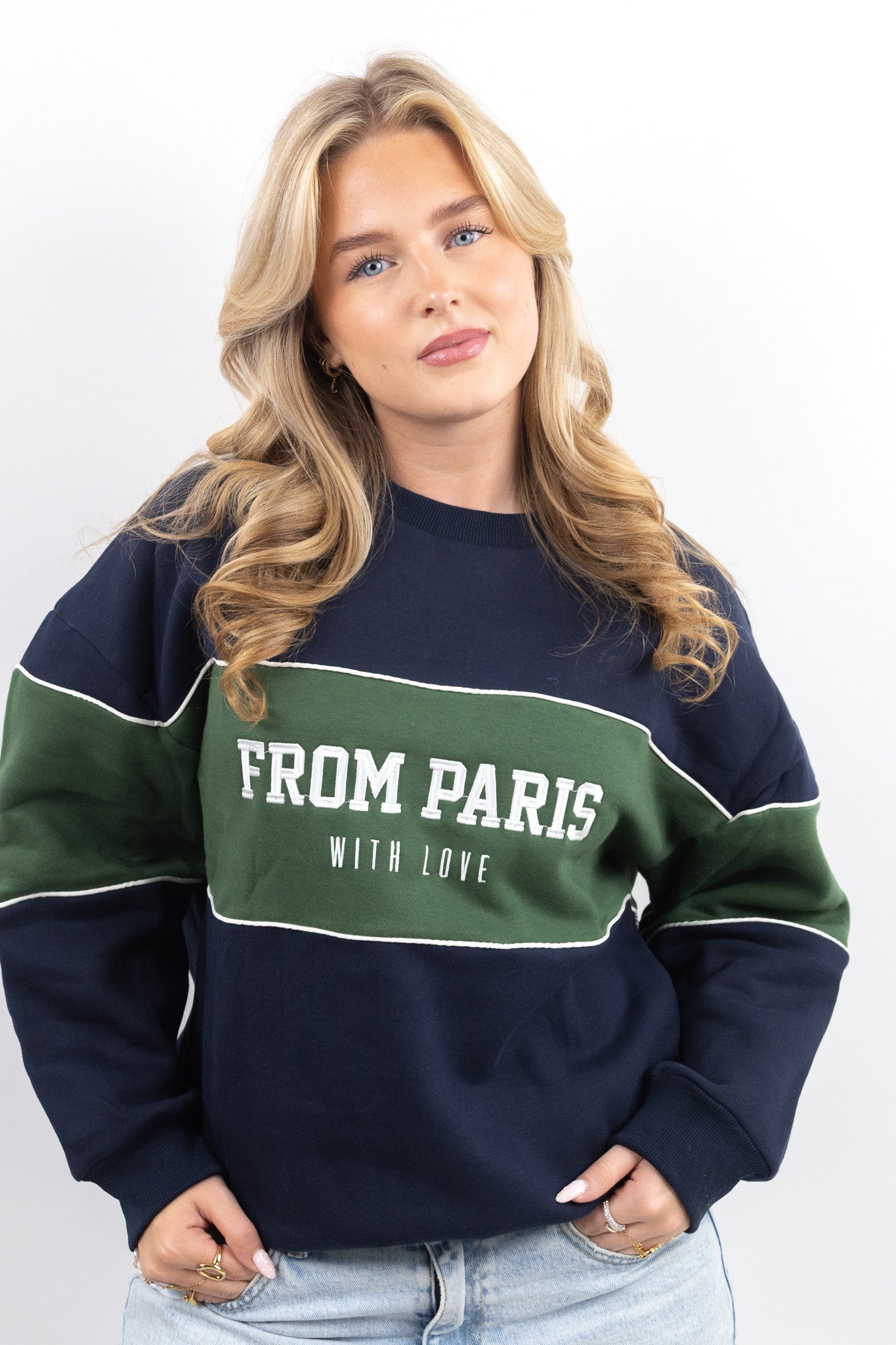Paris Colorblock Sweater