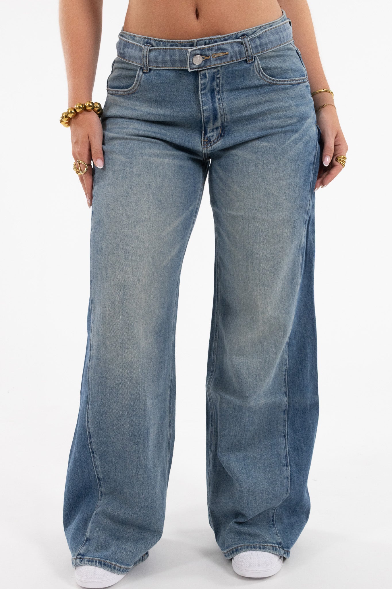 Viral Double Denim Jeans