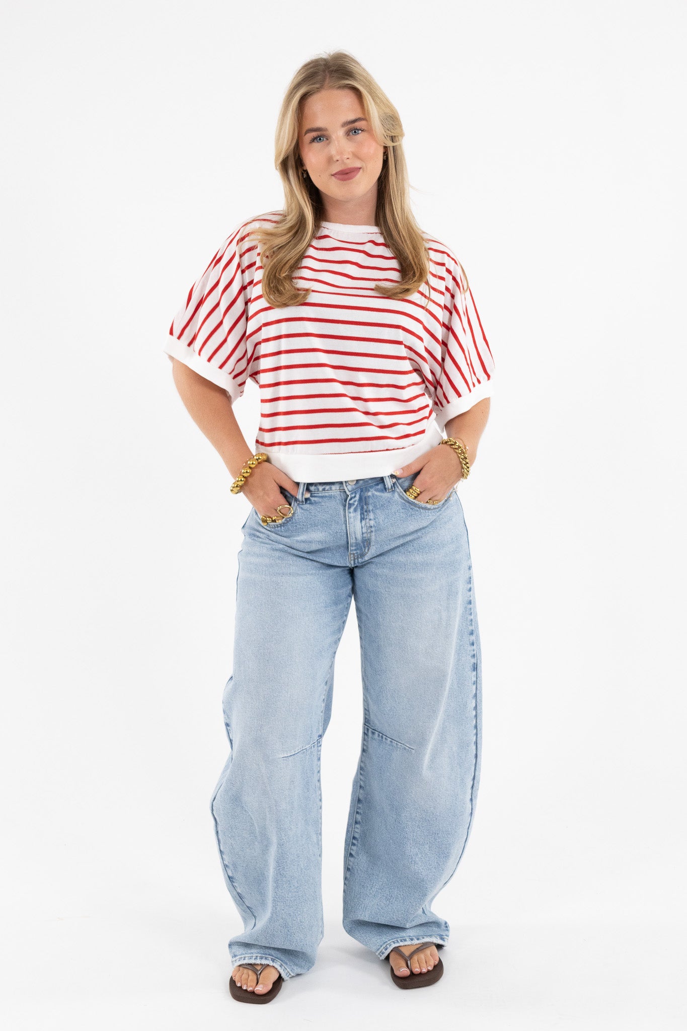 Oversized Stripe Top