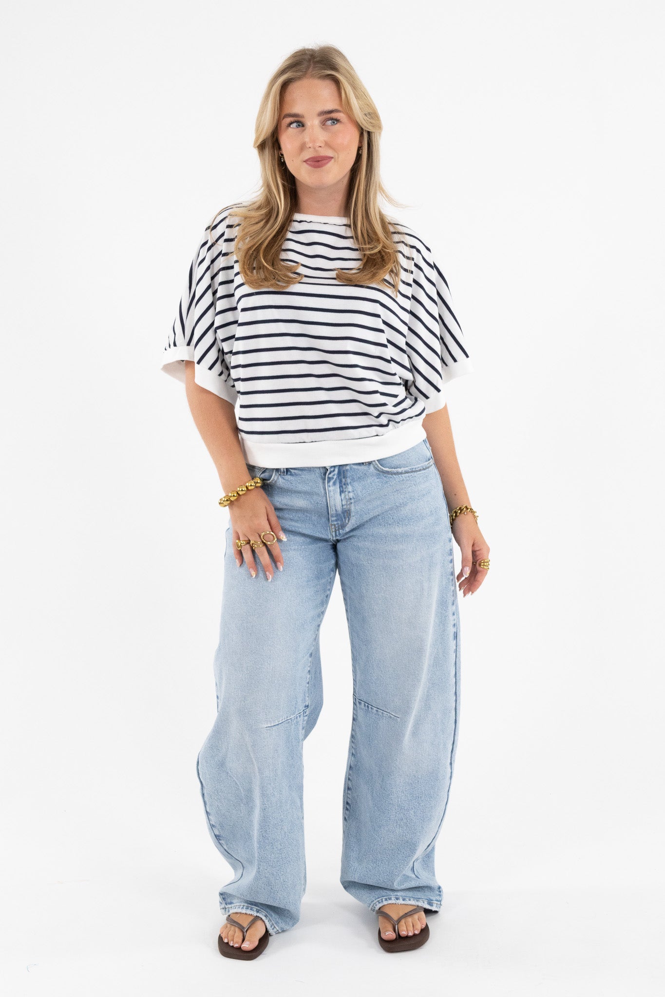 Oversized Stripe Top