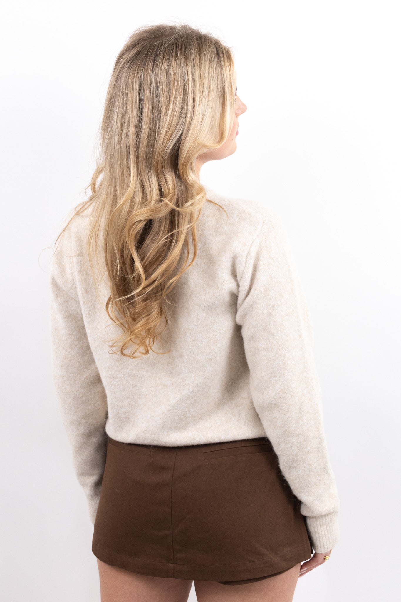 Double Button Skort