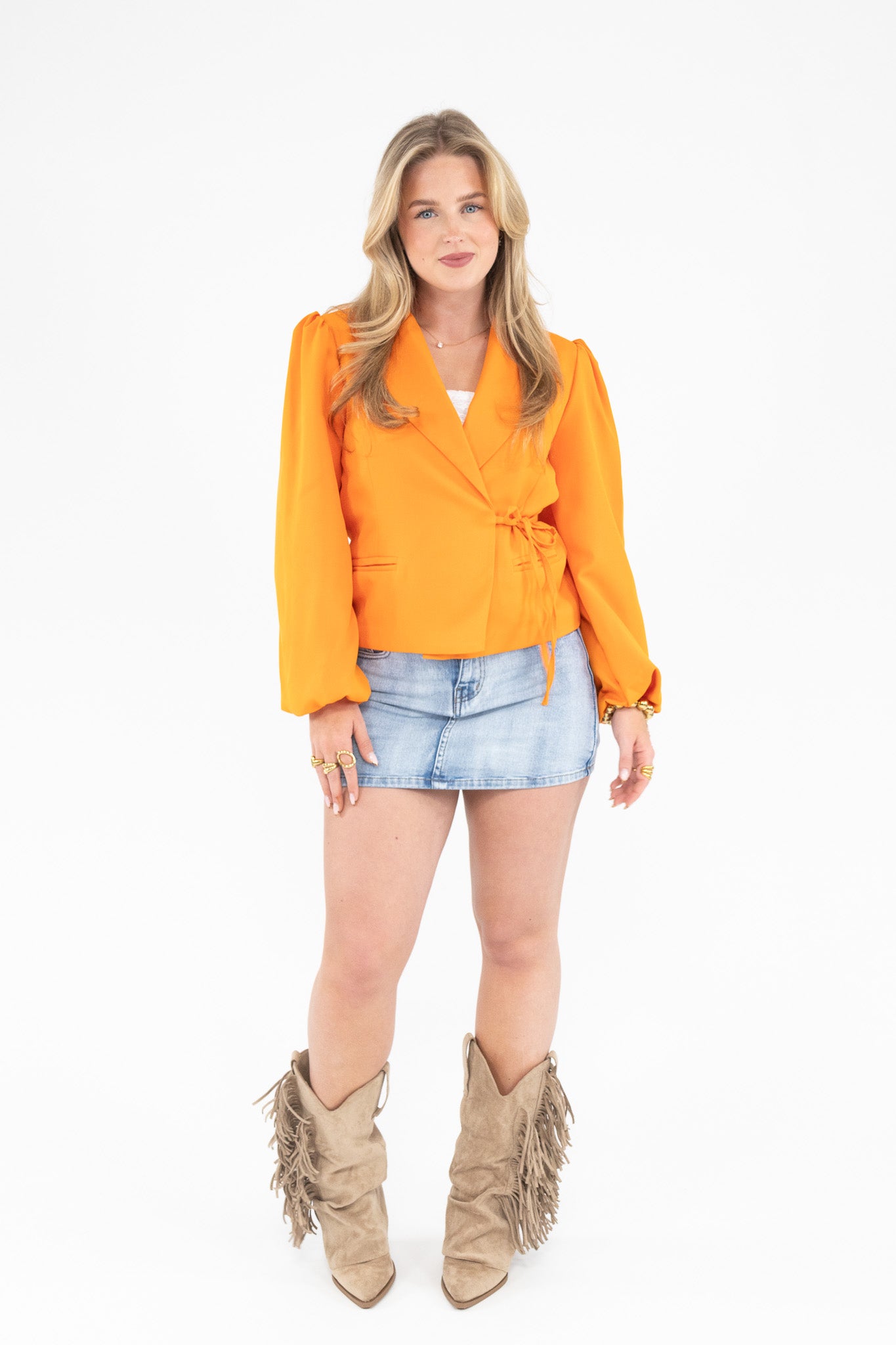 Kingsday Wrap Blazer