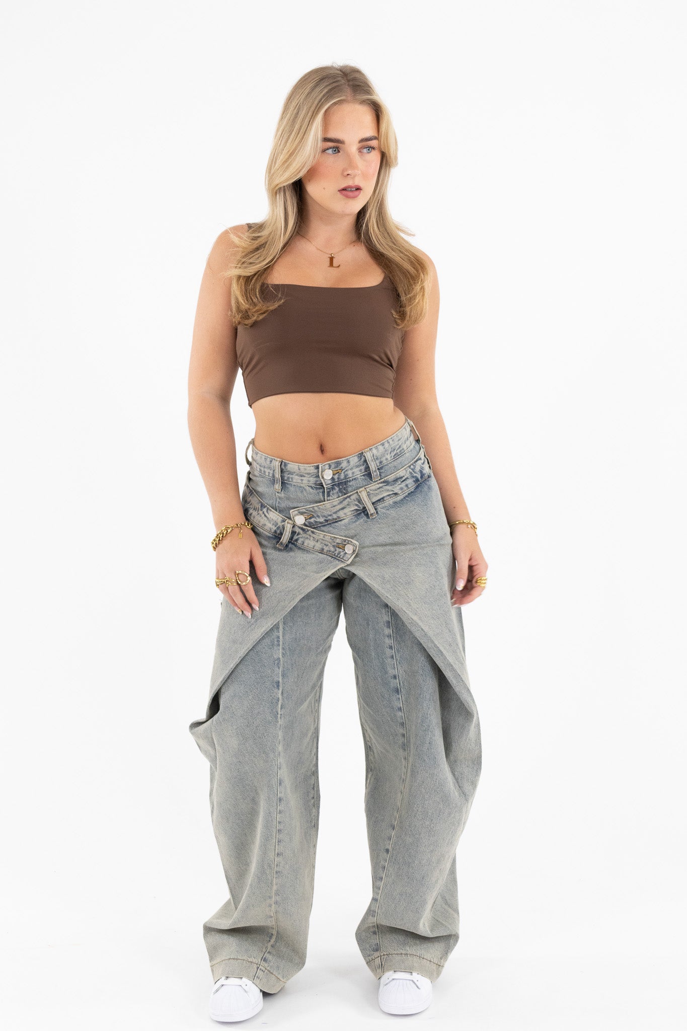 Nova Double Waist Jeans