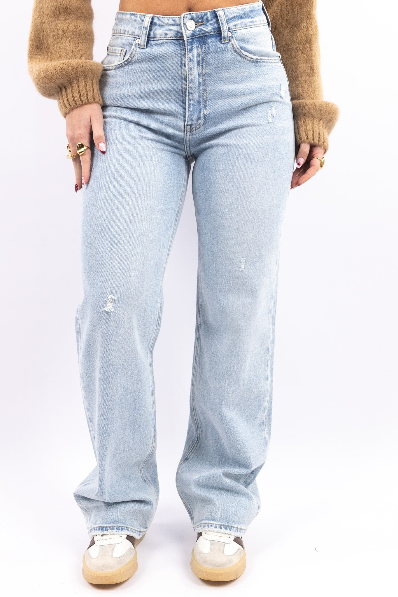 Leya wide leg jeans - stretch