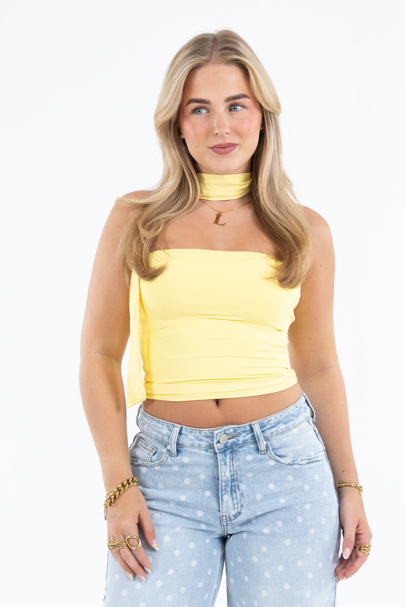 Scarf Bandeau Top