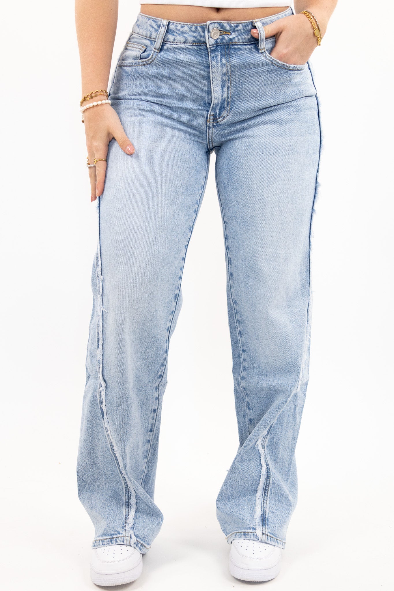 Britt wide leg jeans - stretch