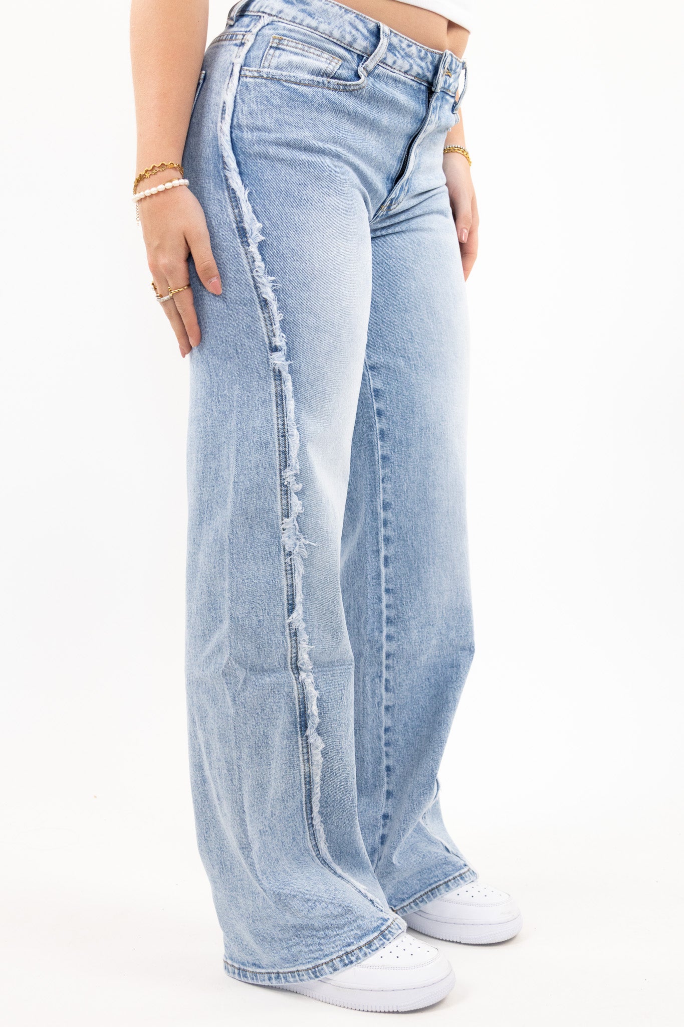 Britt wide leg jeans - stretch